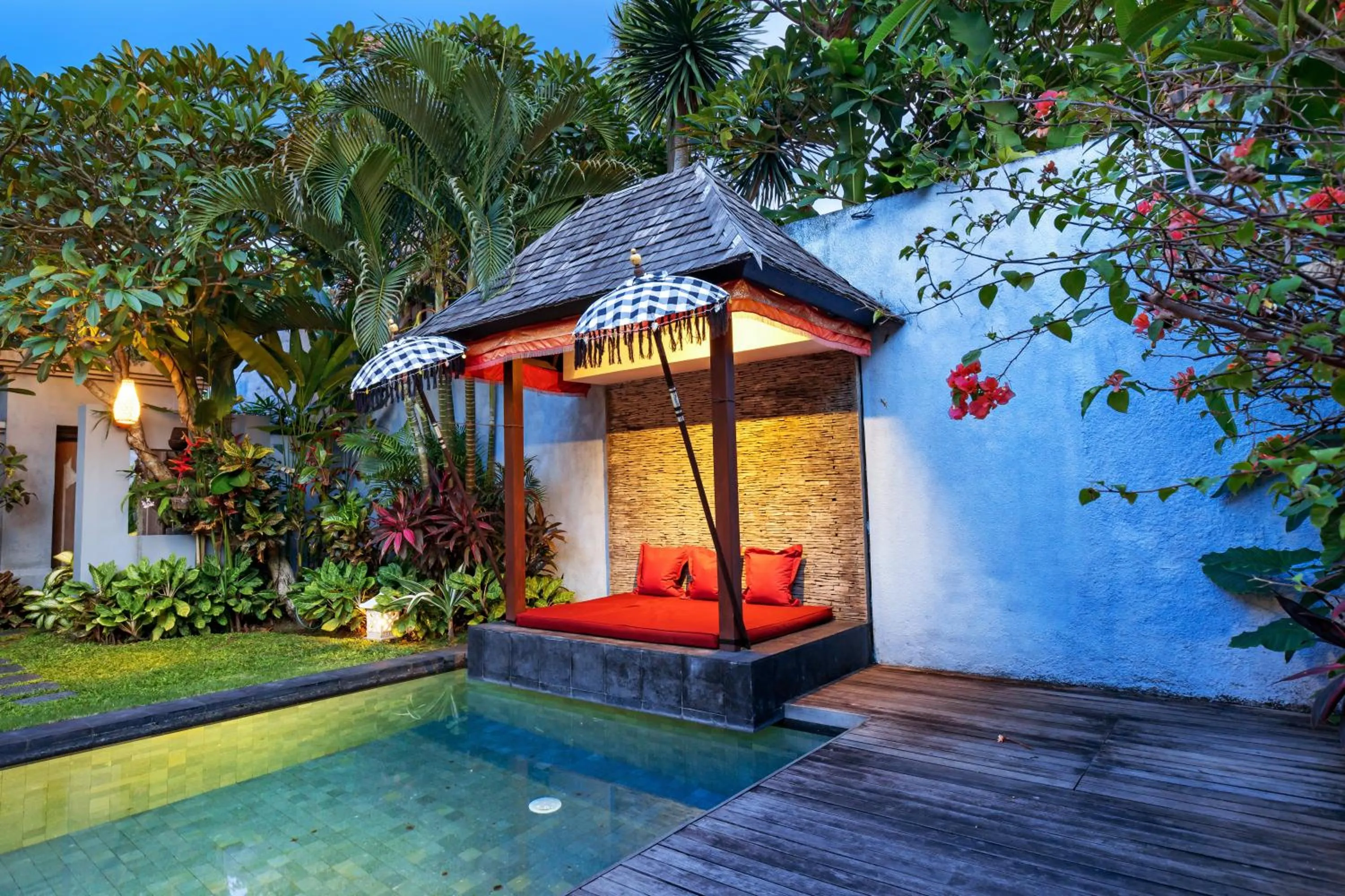 Garden view in Jabunami Estate