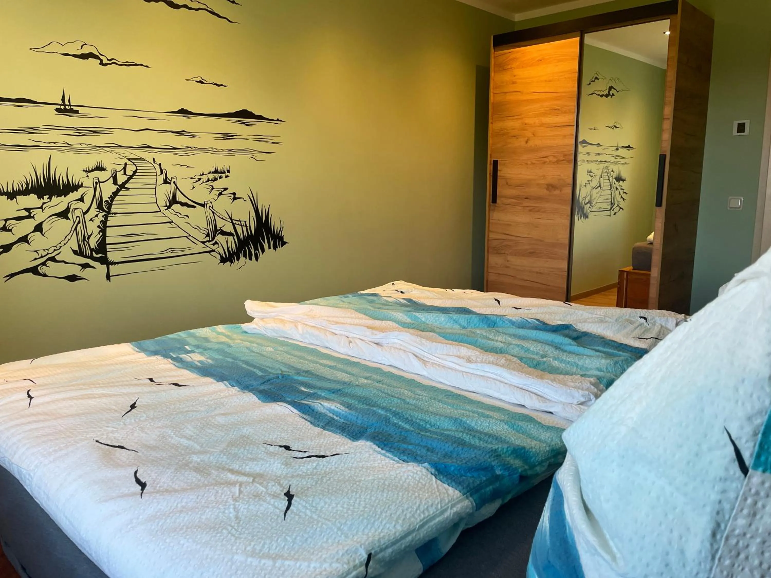 Bedroom, Bed in Ferienanlage Süderhof