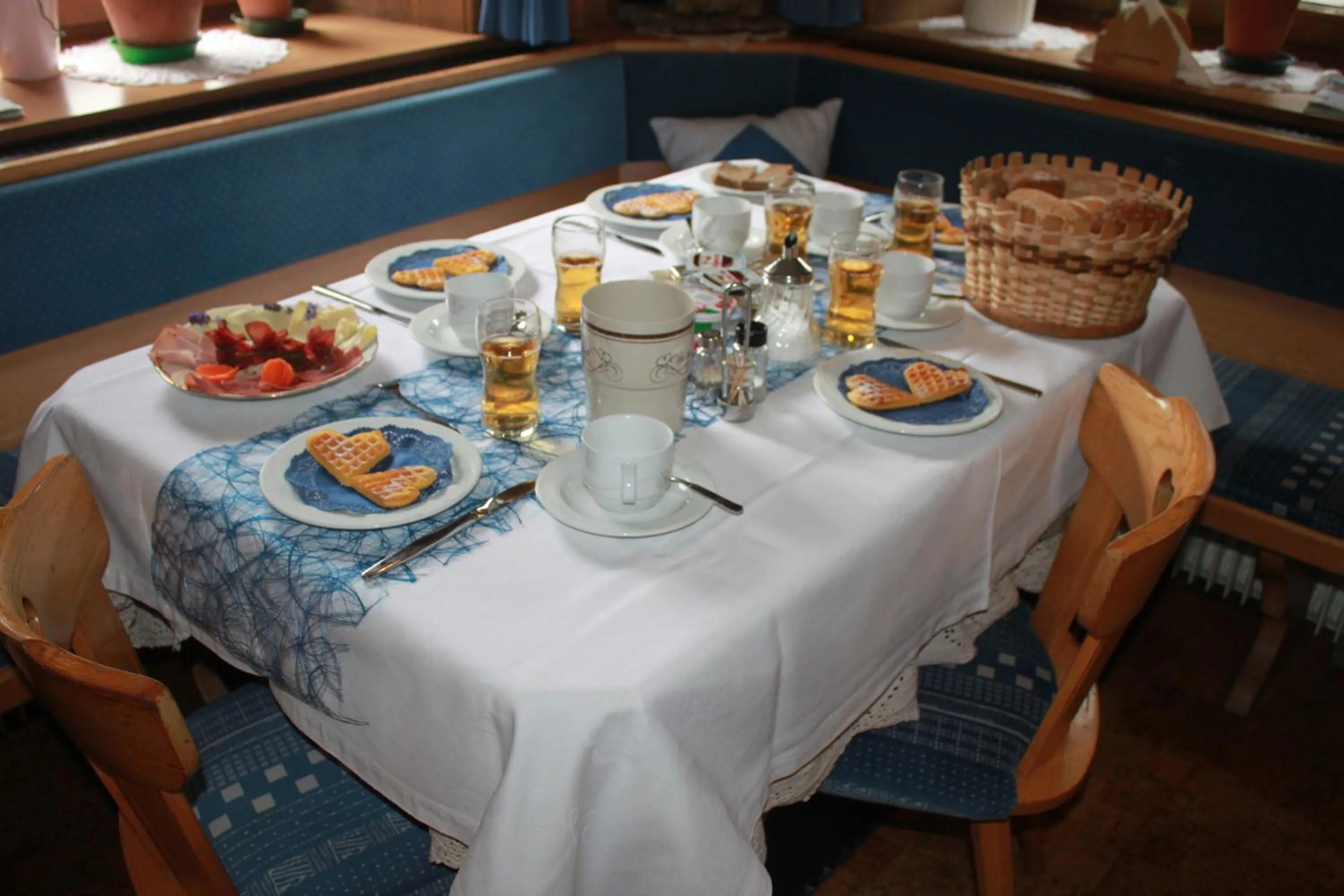 Continental breakfast in Landhaus Summerer
