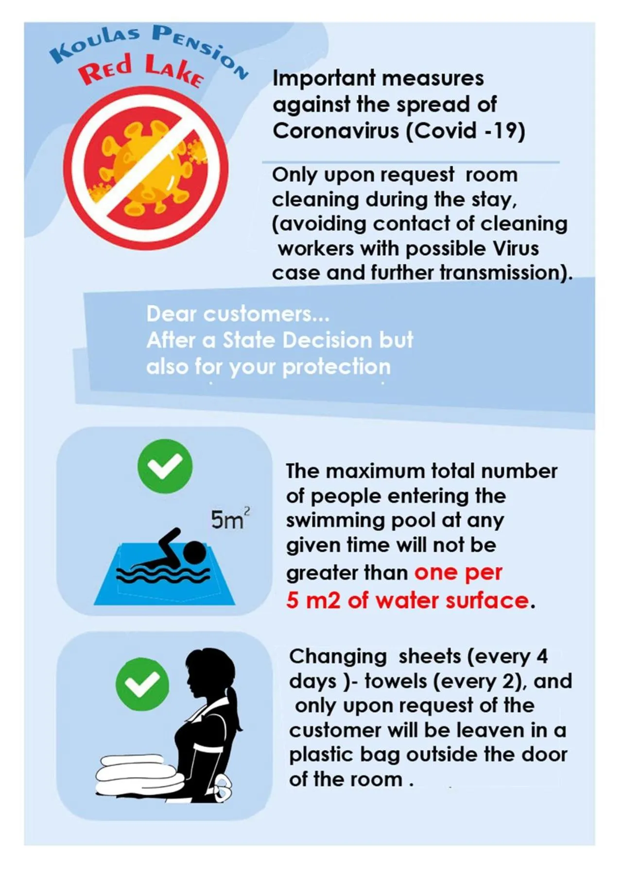 Logo/Certificate/Sign in Koulas Pension - Red Lake