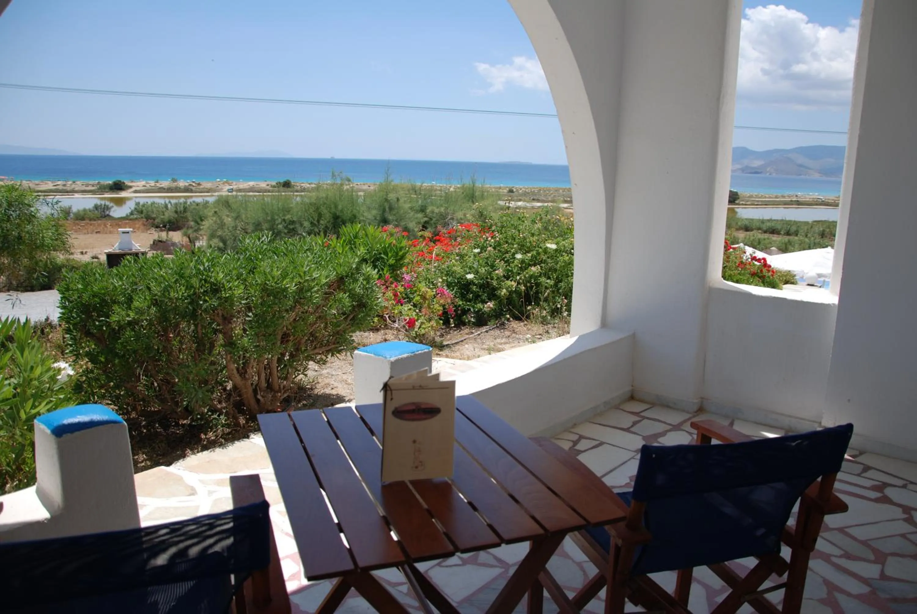 Patio in Koulas Pension - Red Lake