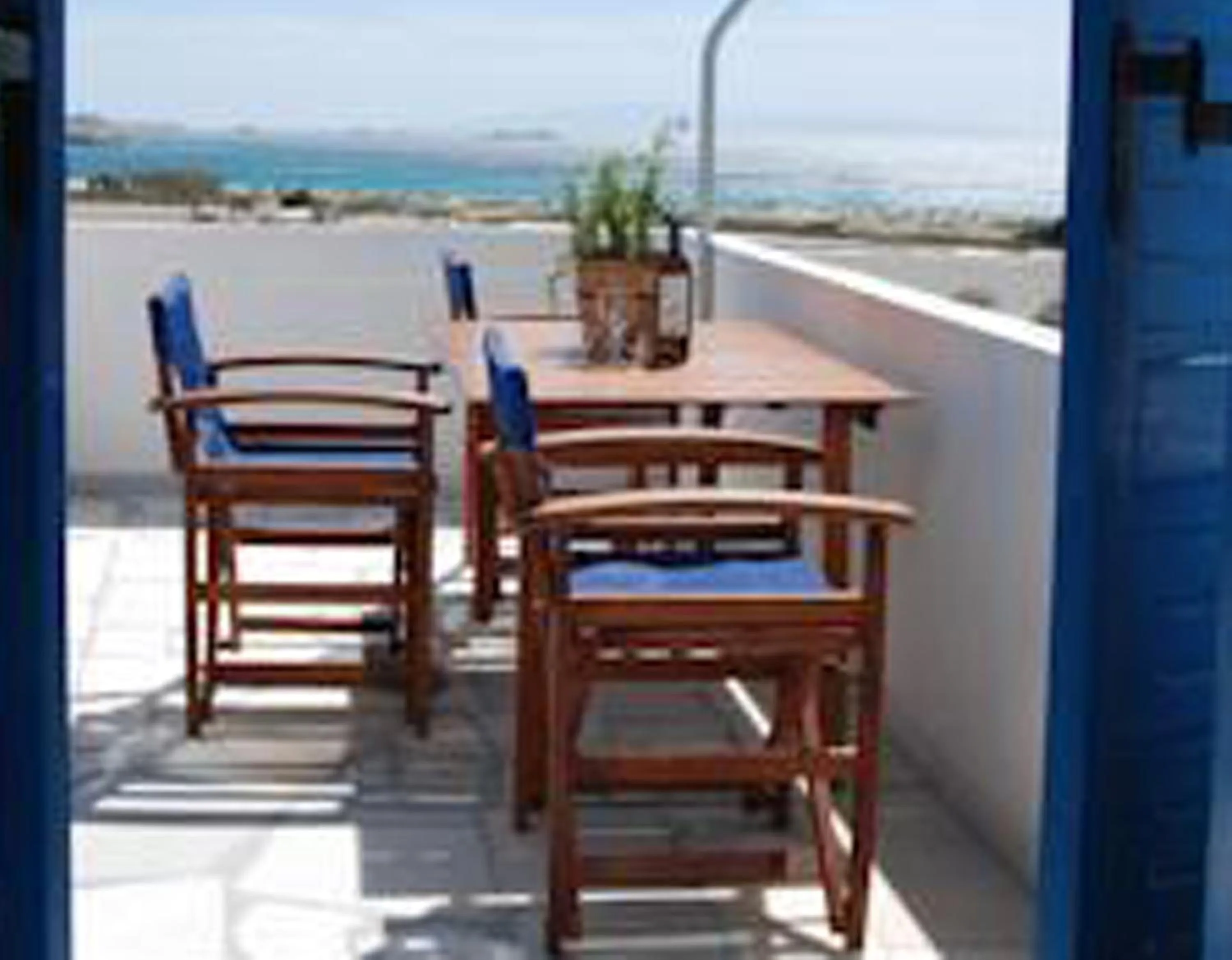 Balcony/Terrace in Koulas Pension - Red Lake