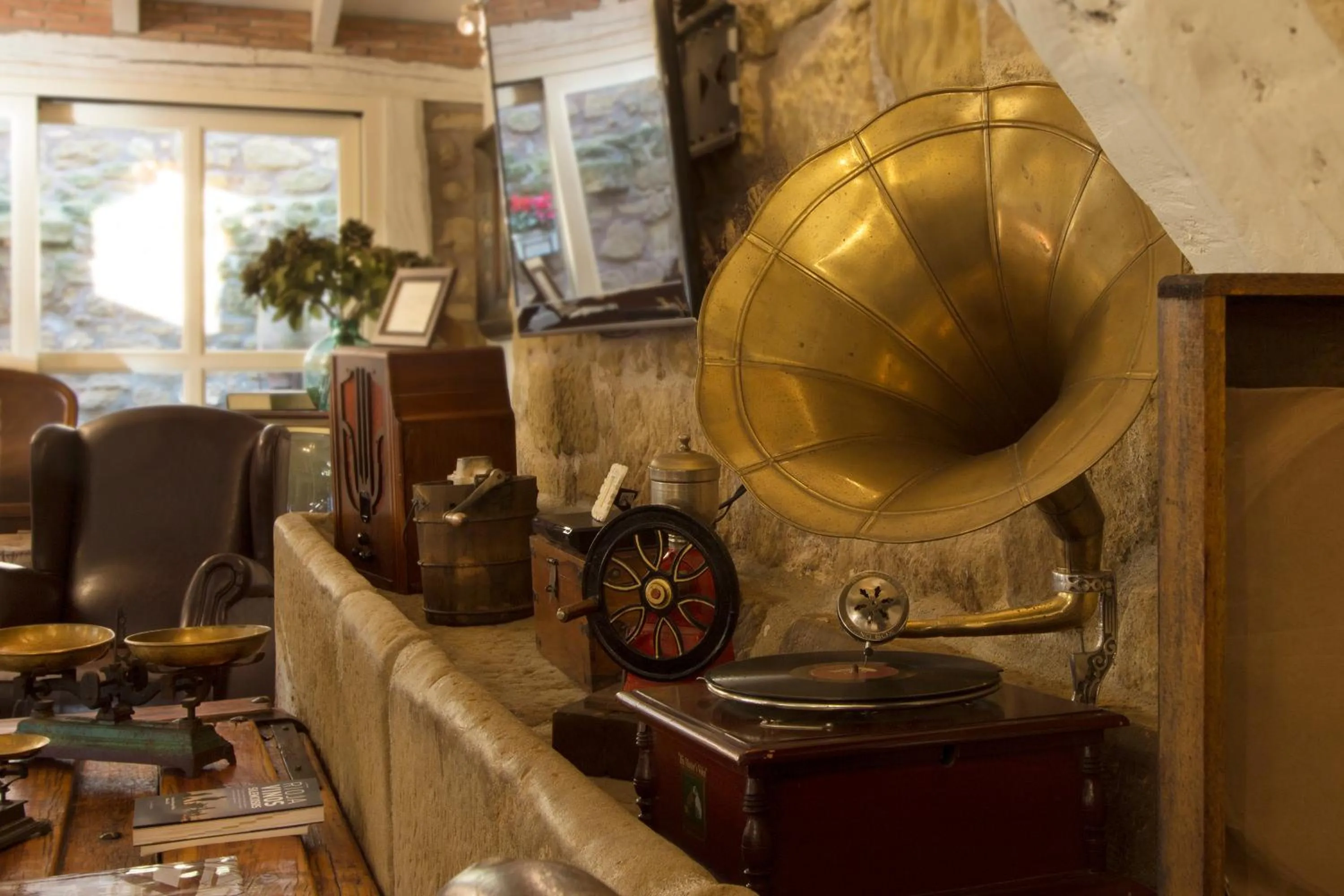 Living room in Hotel Boutique Posada de Sajazarra