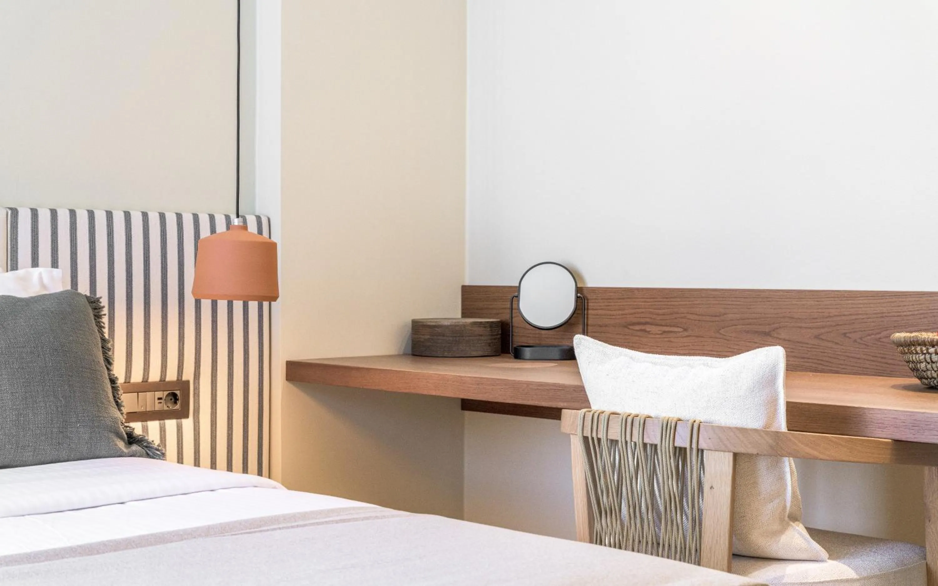 Bedroom, Bed in Hotel Eleni