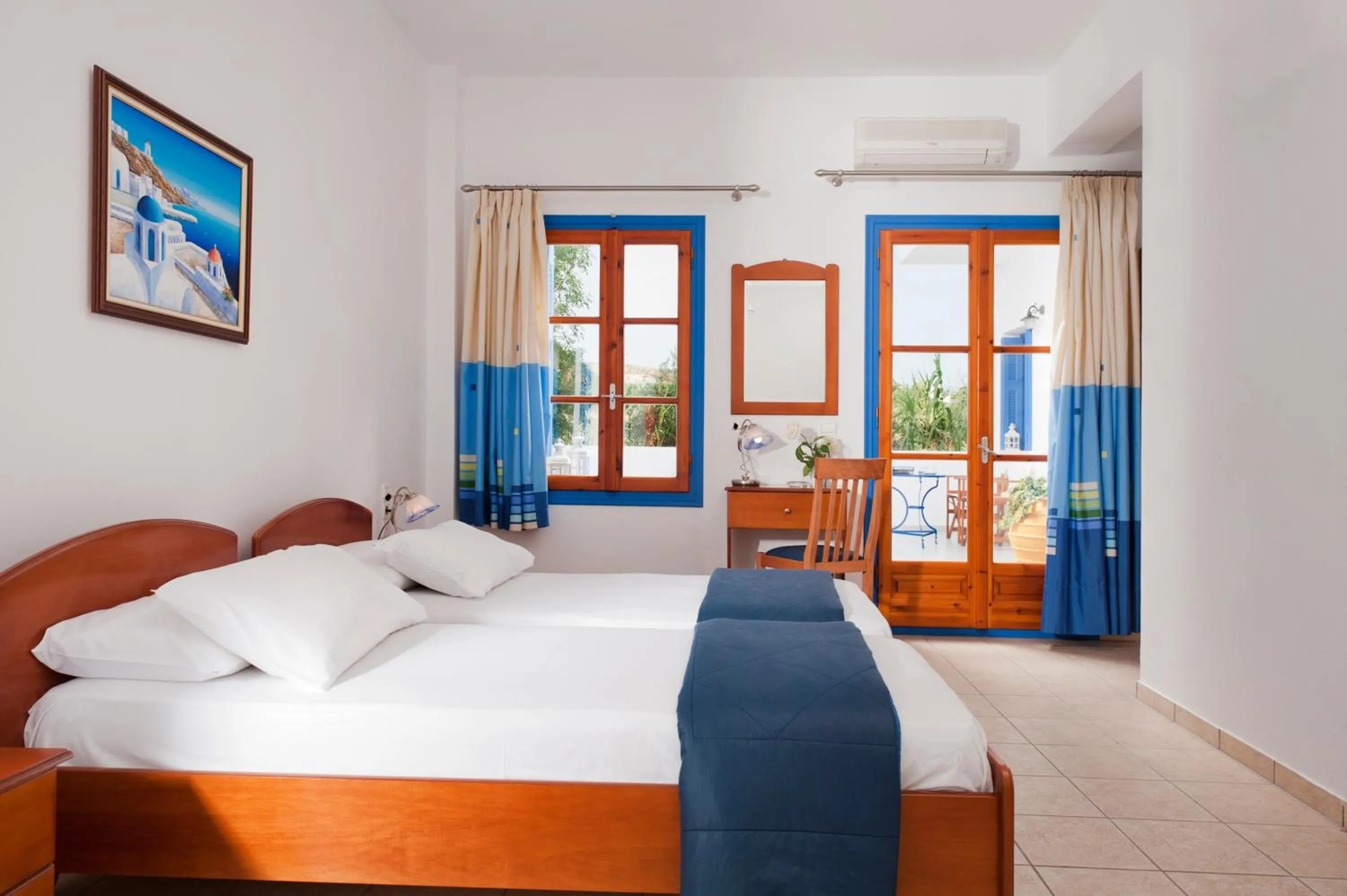 Bed in Hotel Eleni