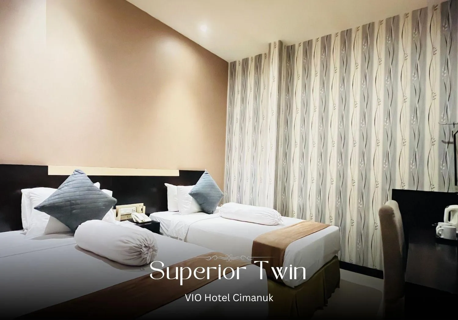 Bed in Vio Hotel Cimanuk Bandung