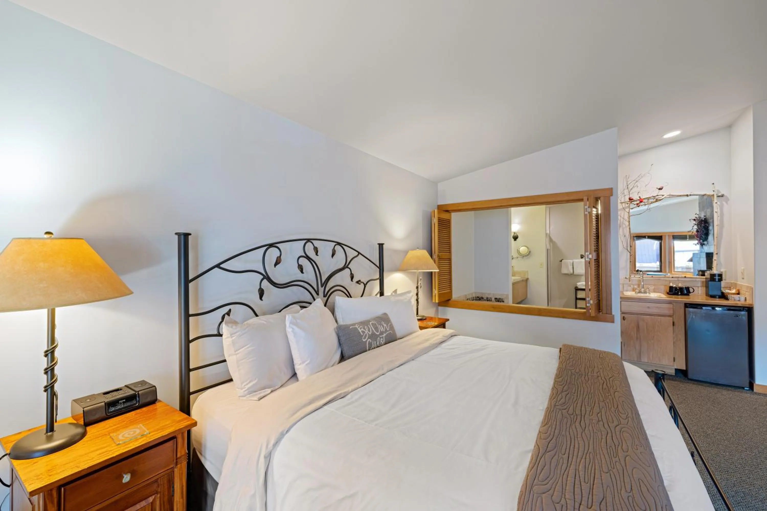 Bed in Solstice Suites