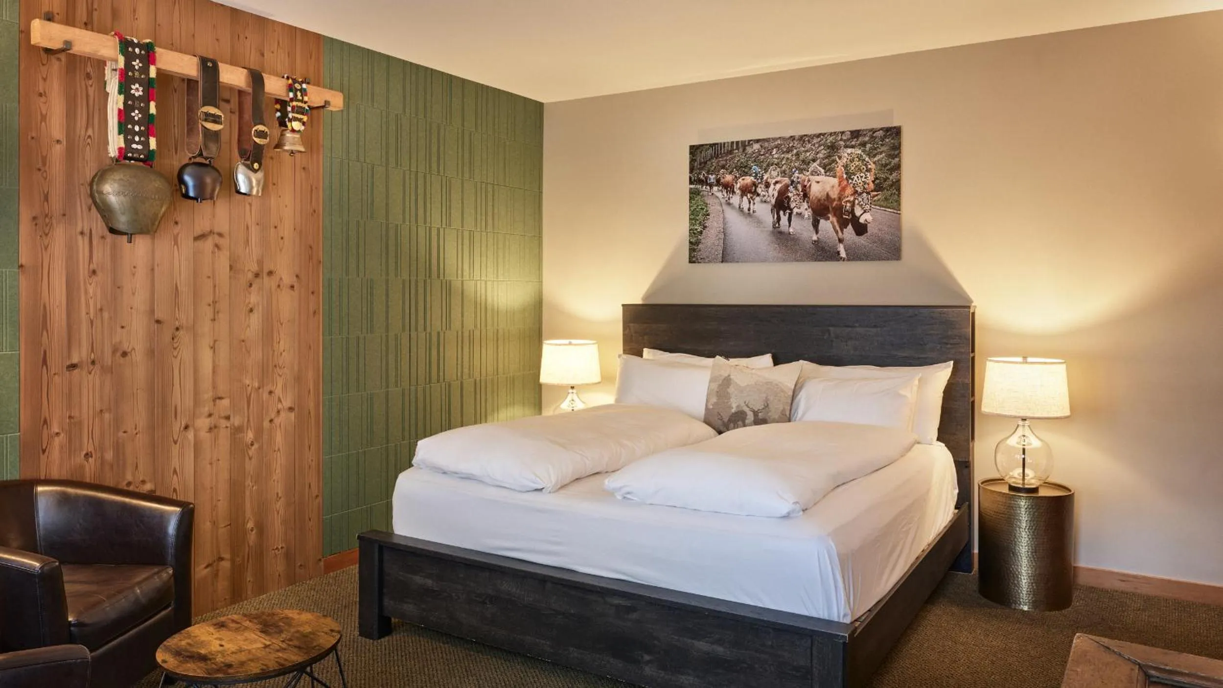 Bedroom, Bed in Landhaus Erika