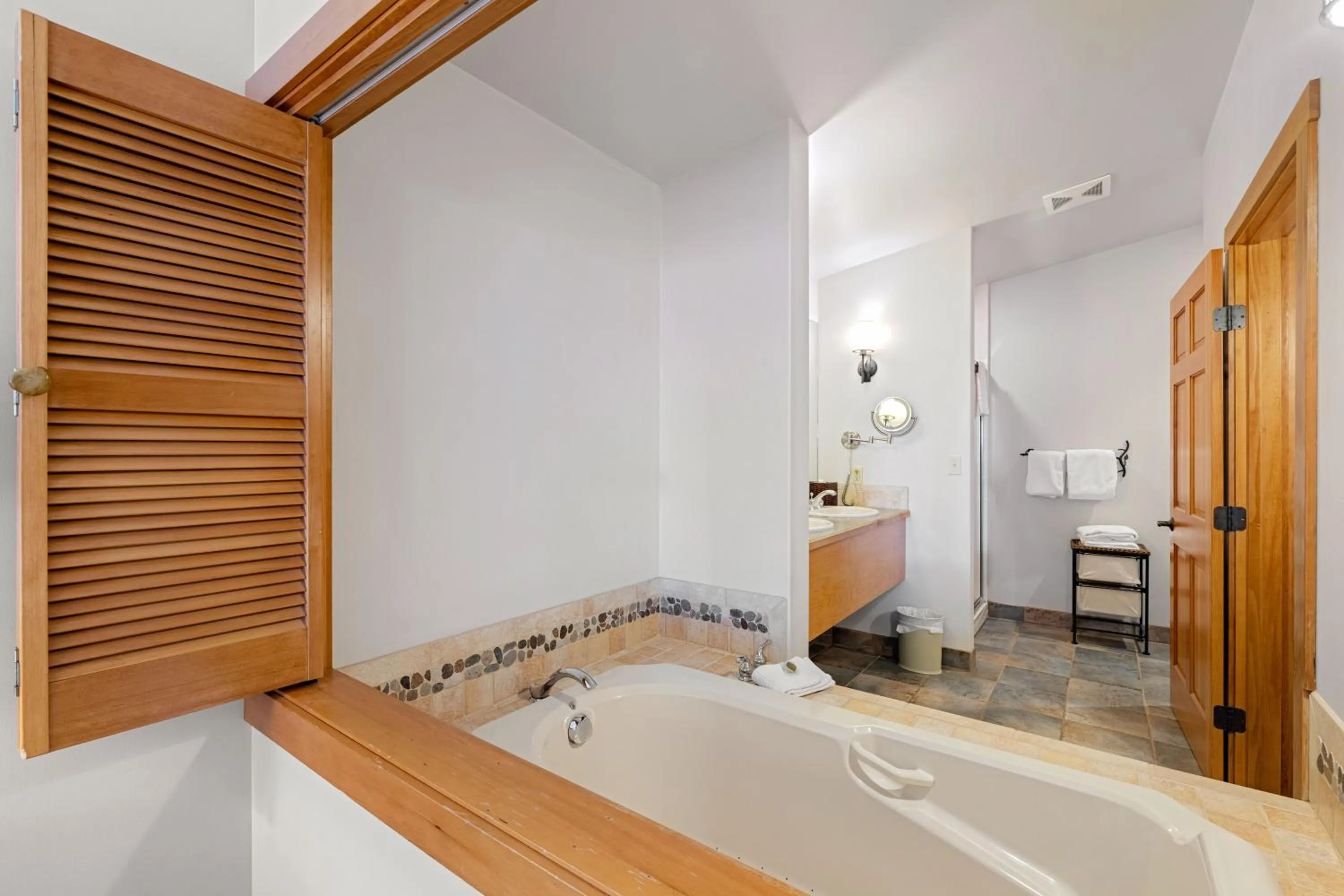 Bathroom in Solstice Suites