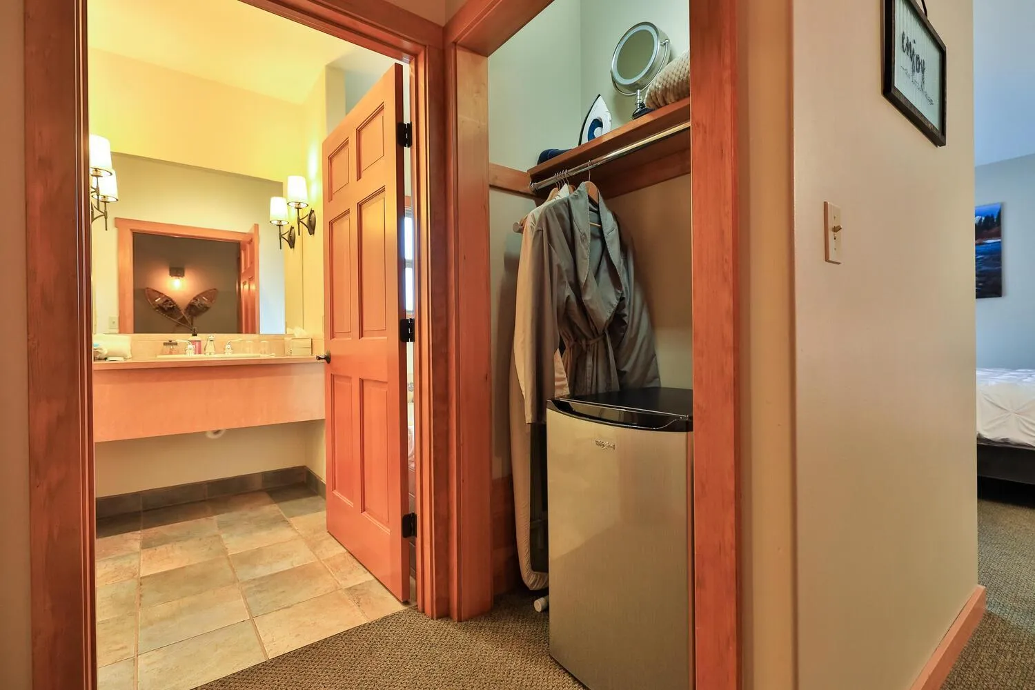 wardrobe in Solstice Suites