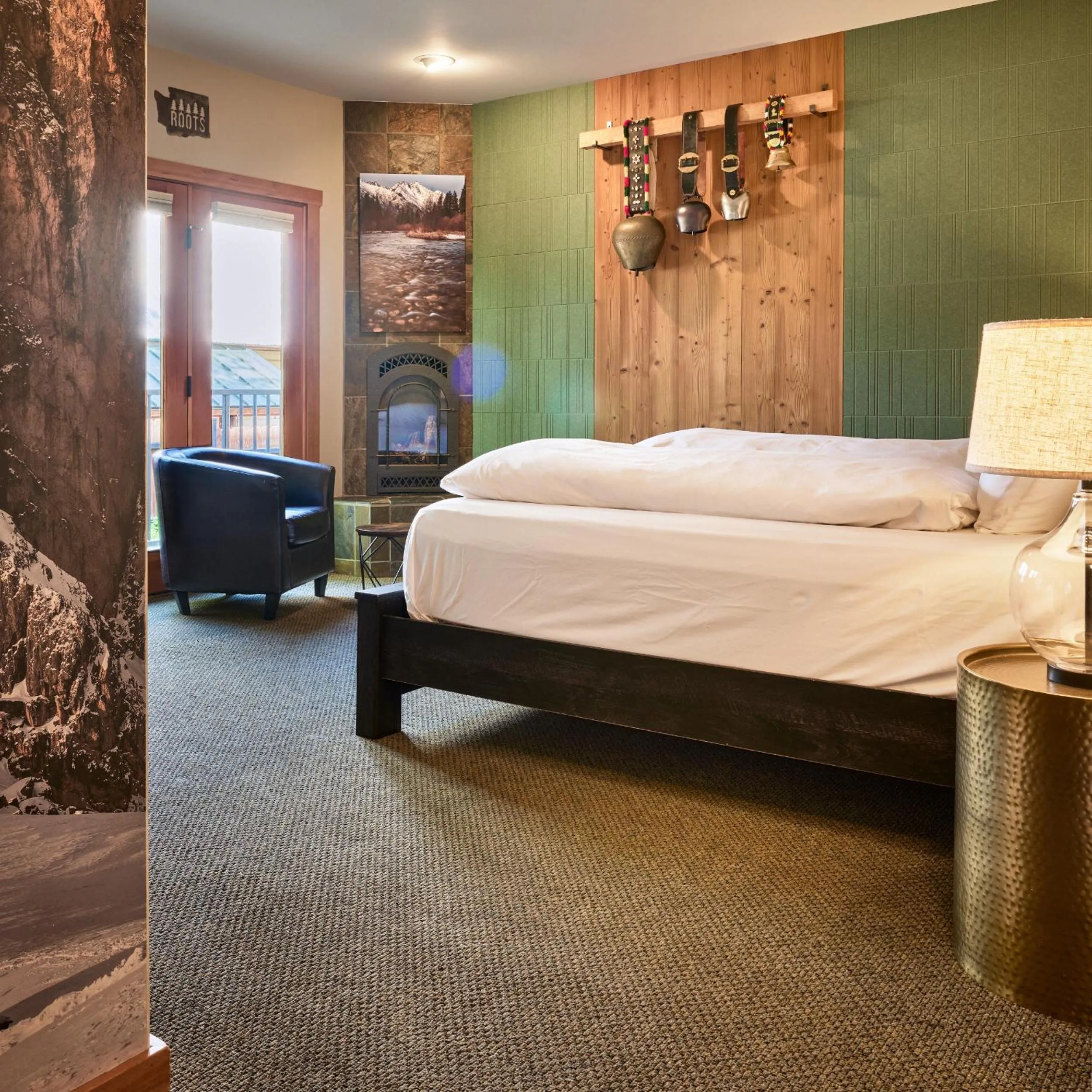 Bedroom, Bed in Landhaus Erika