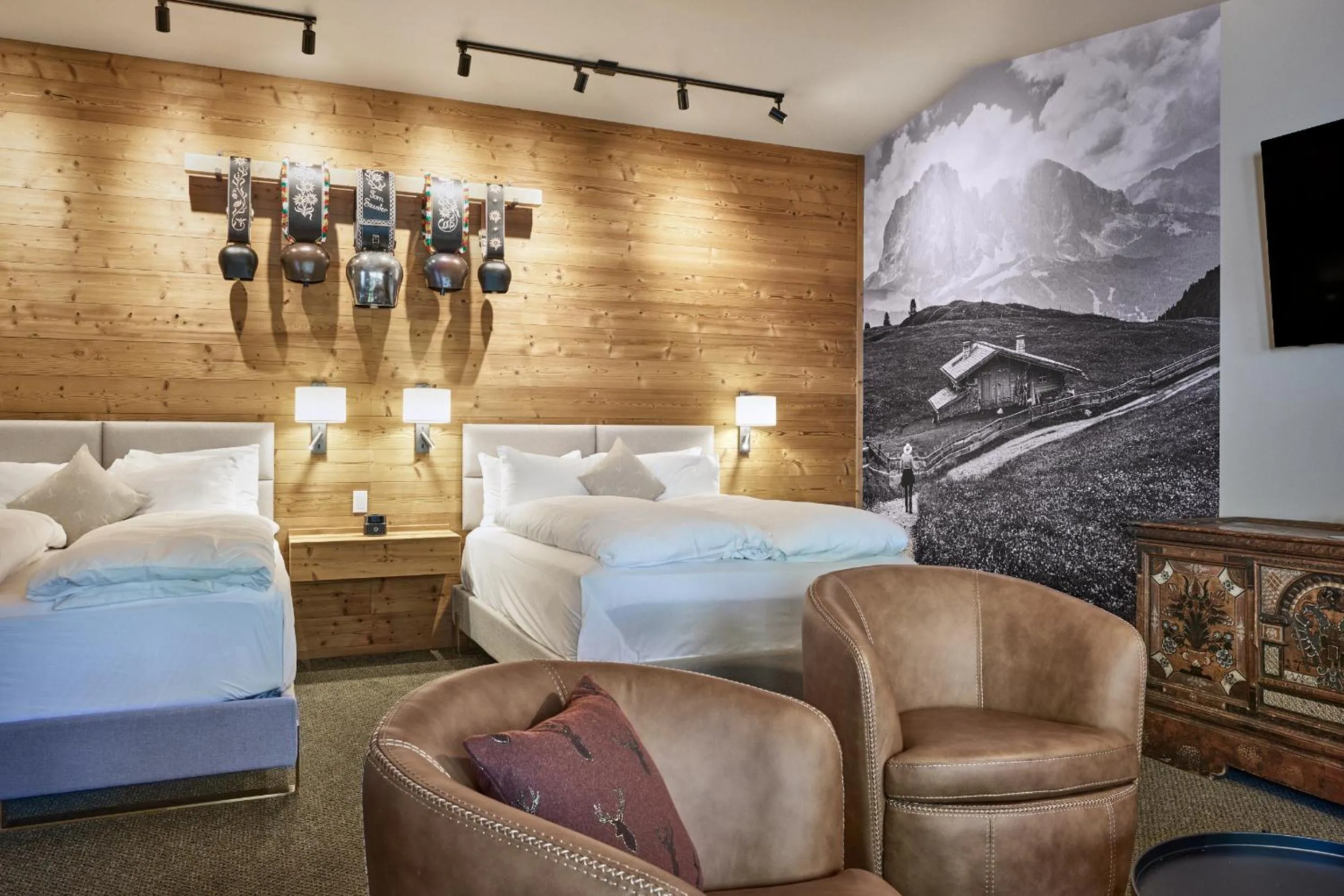 Photo of the whole room, Bed in Landhaus Erika