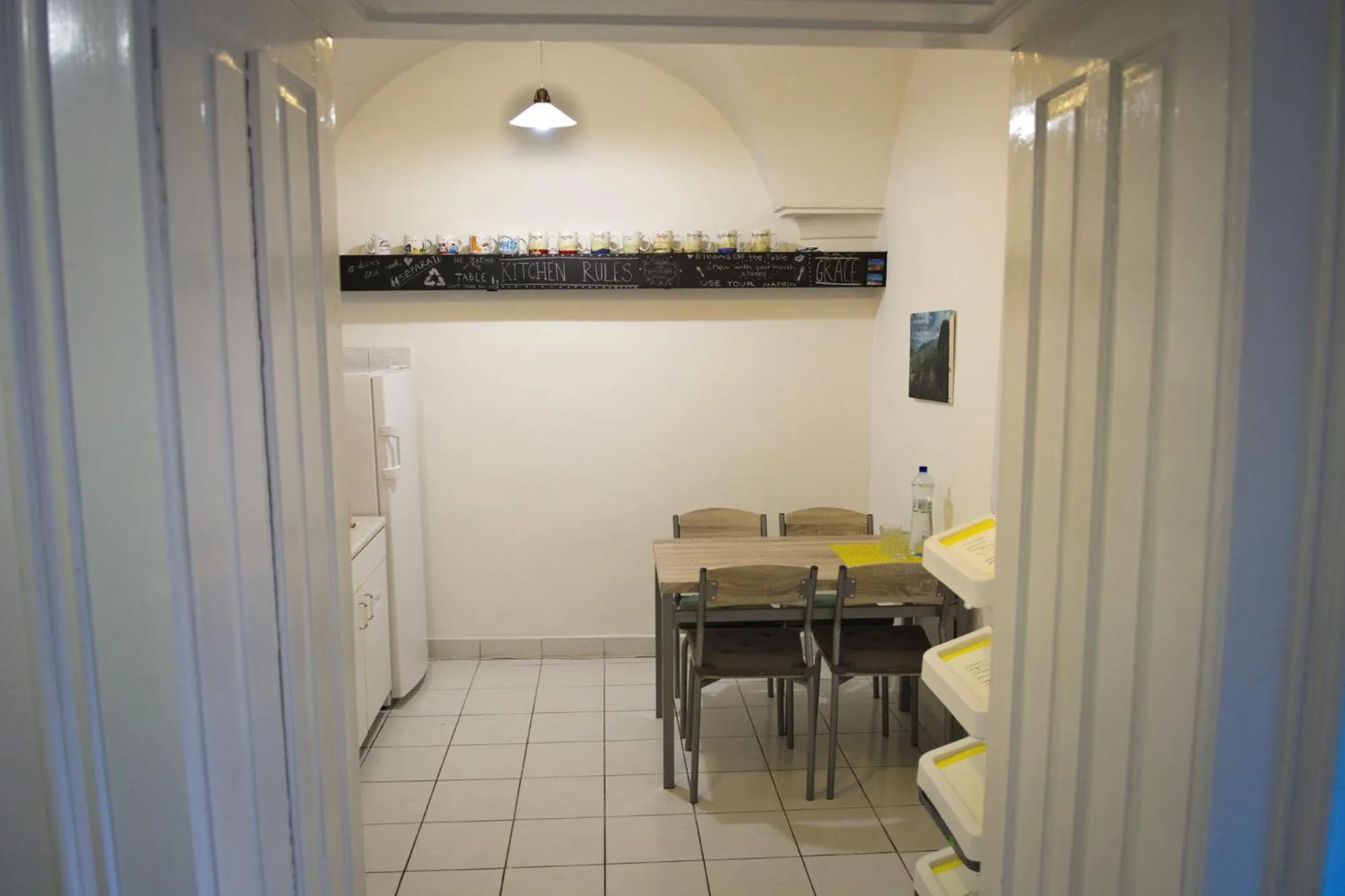 Dining area in GRAN hostel