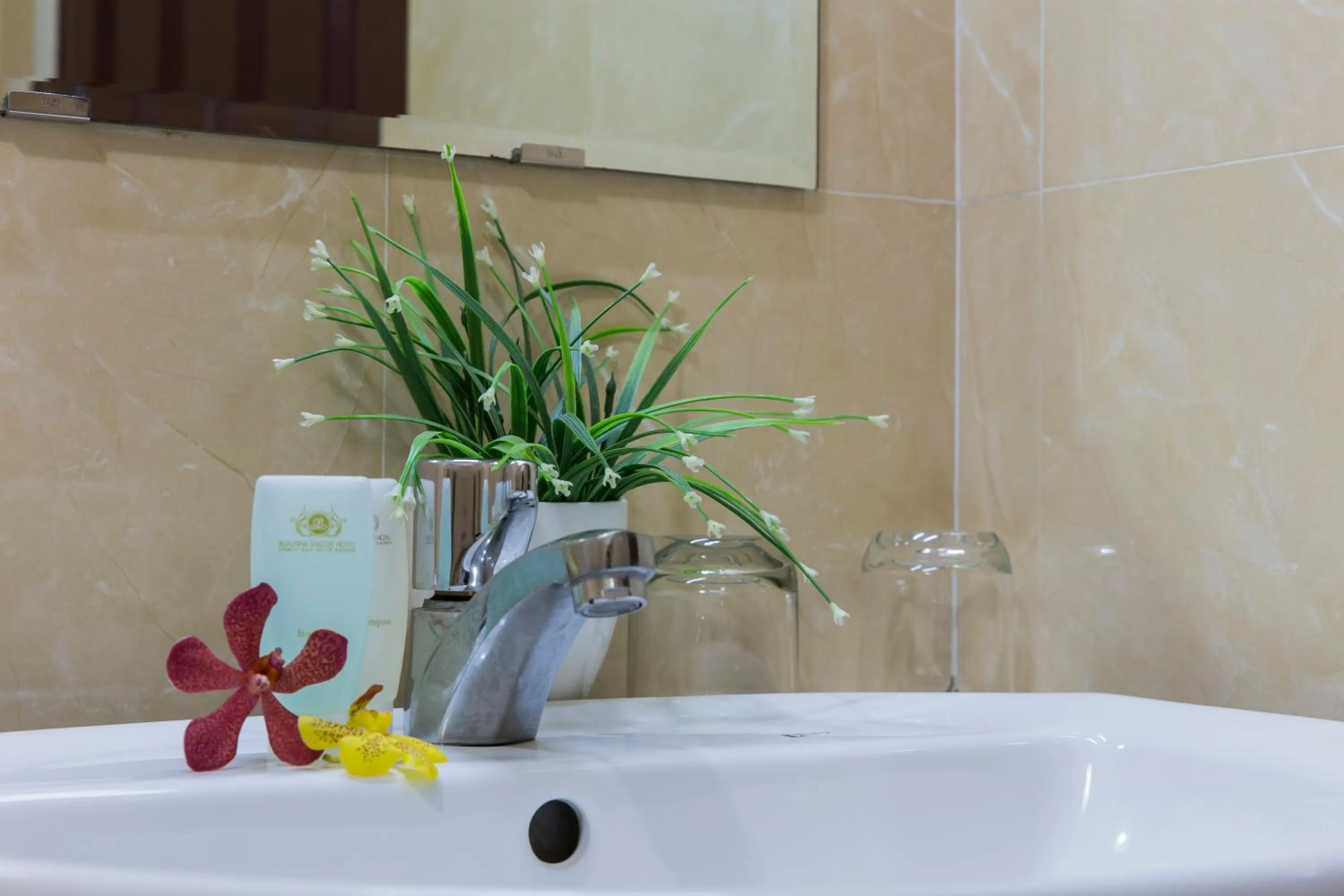 Decorative detail in Valentine Luxury hotel - 31 Bui Vien Street