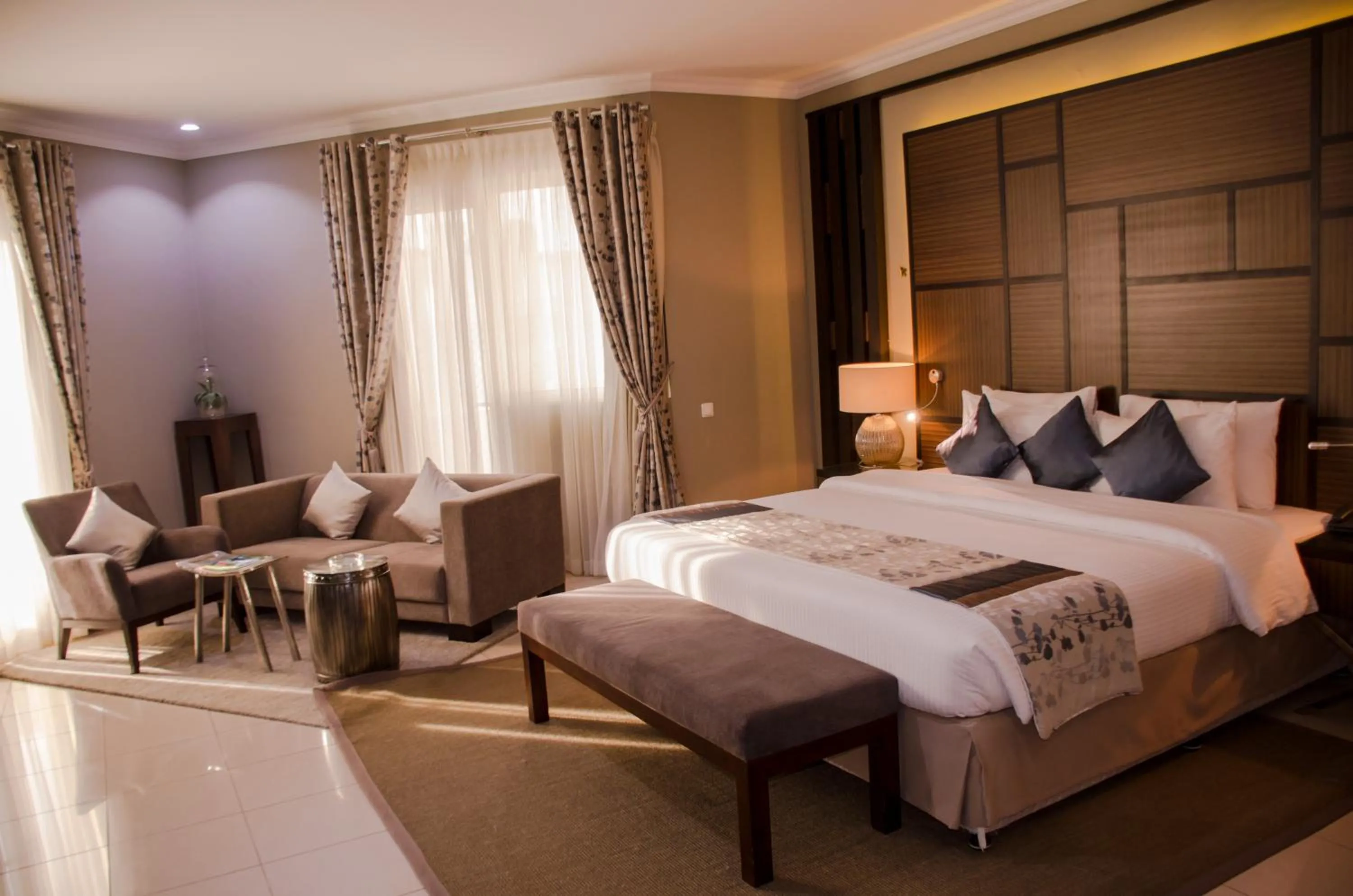 Bed in Hotel Milenio