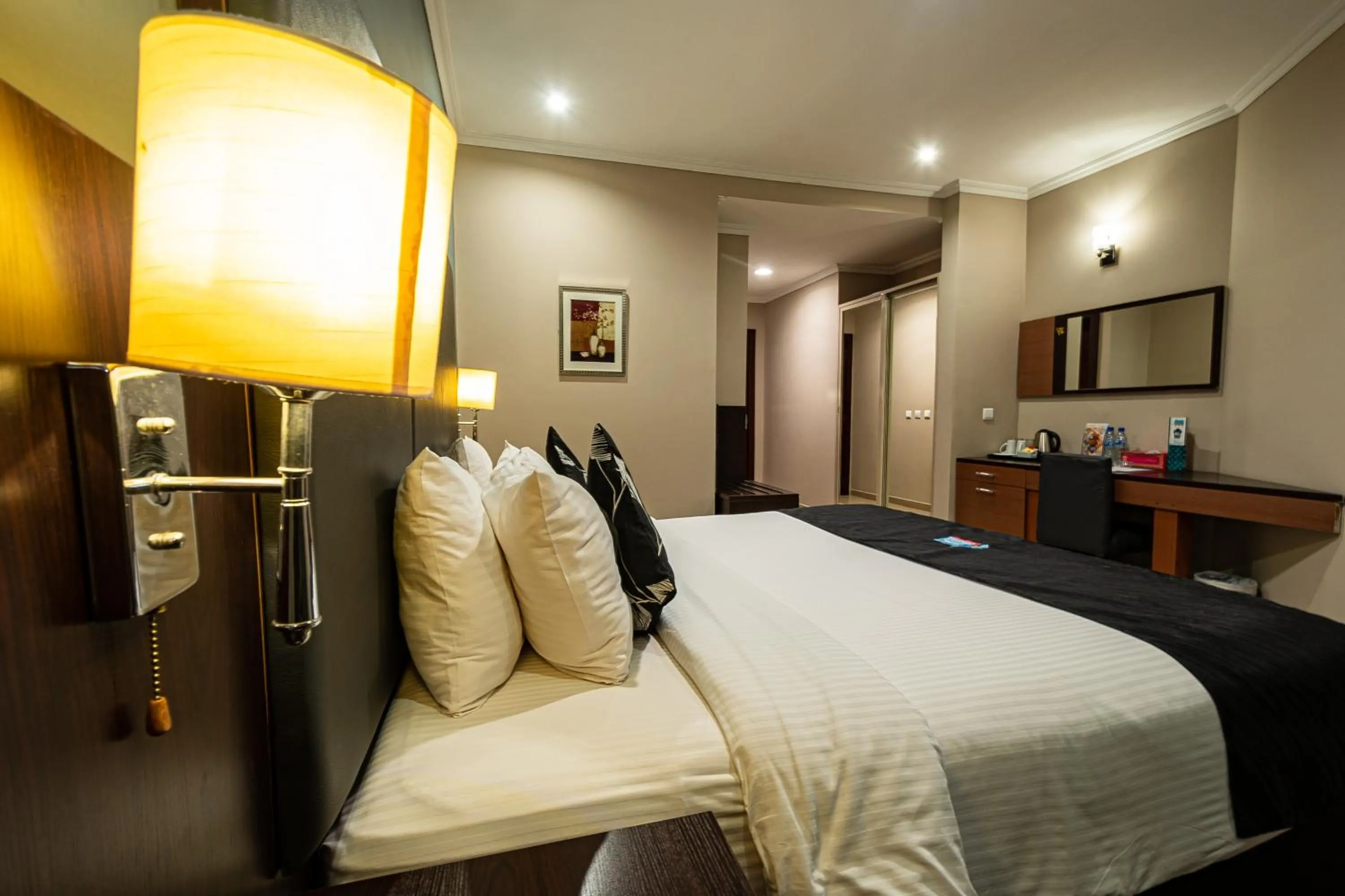 Bed in Hotel Milenio