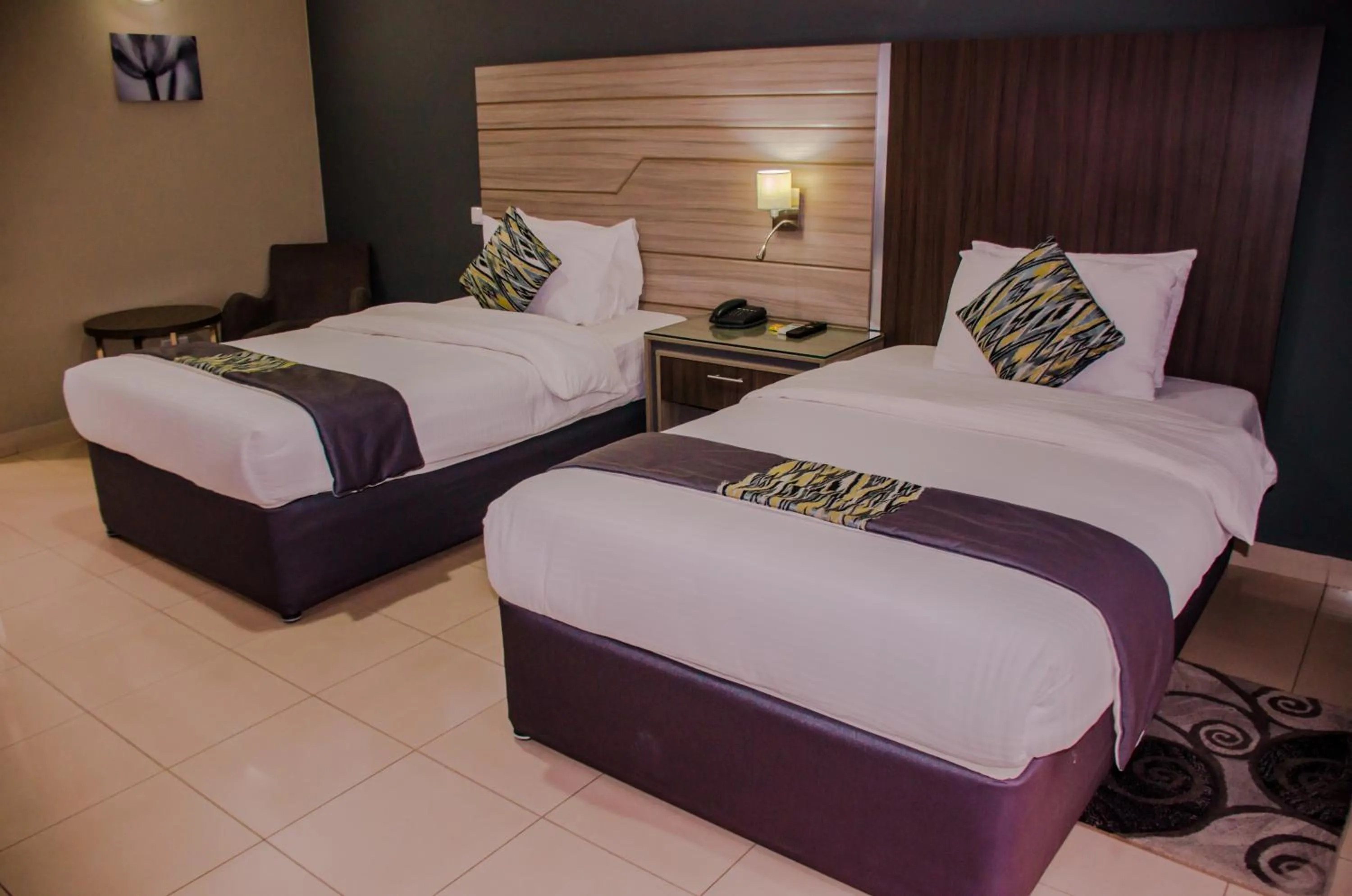 Bed in Hotel Milenio