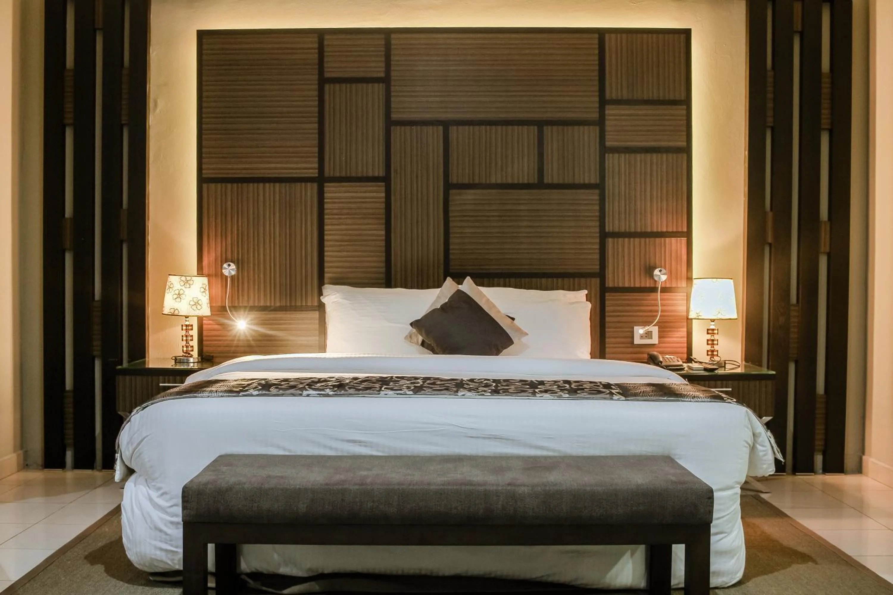 Bed in Hotel Milenio