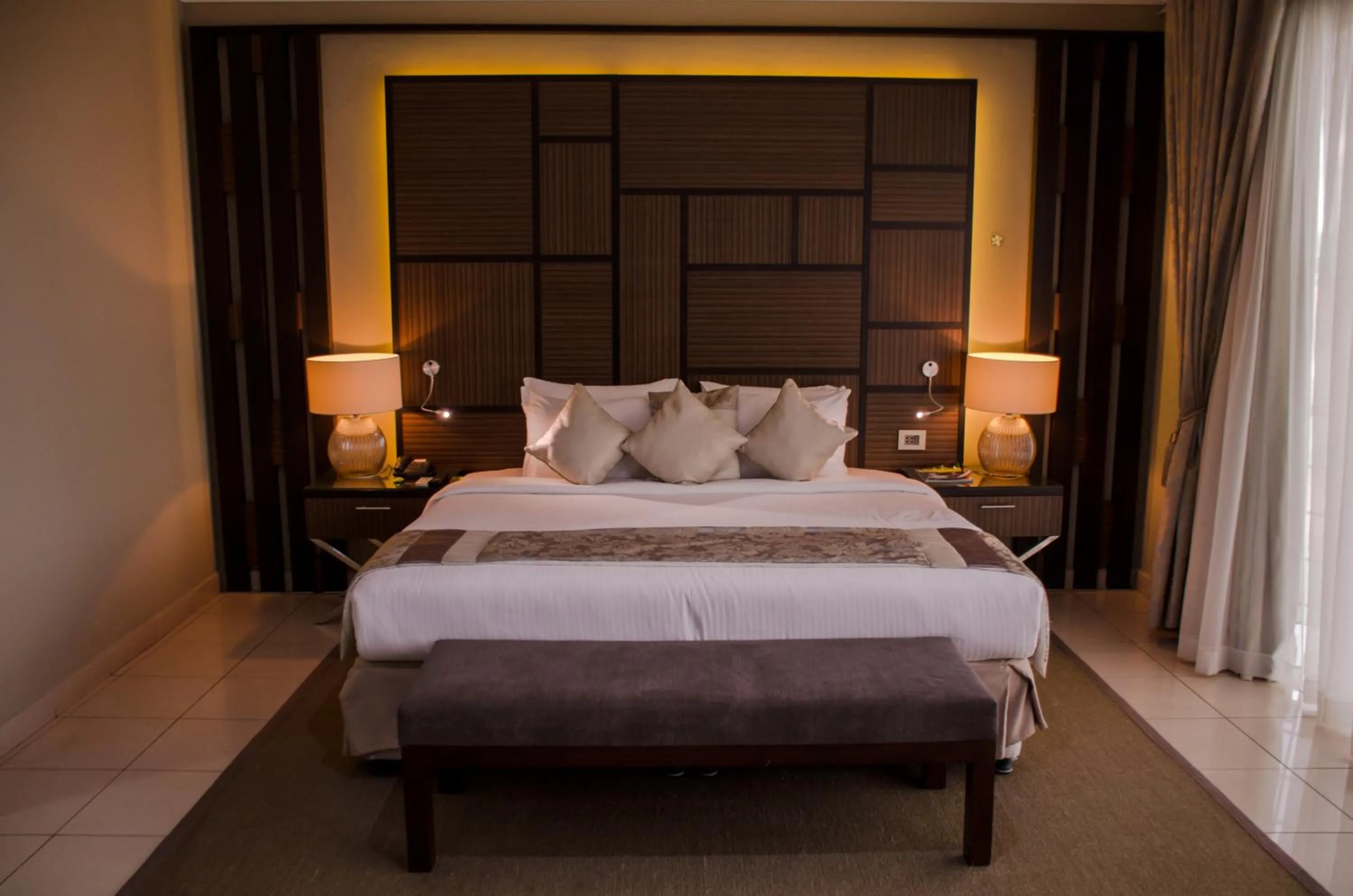 Bed in Hotel Milenio
