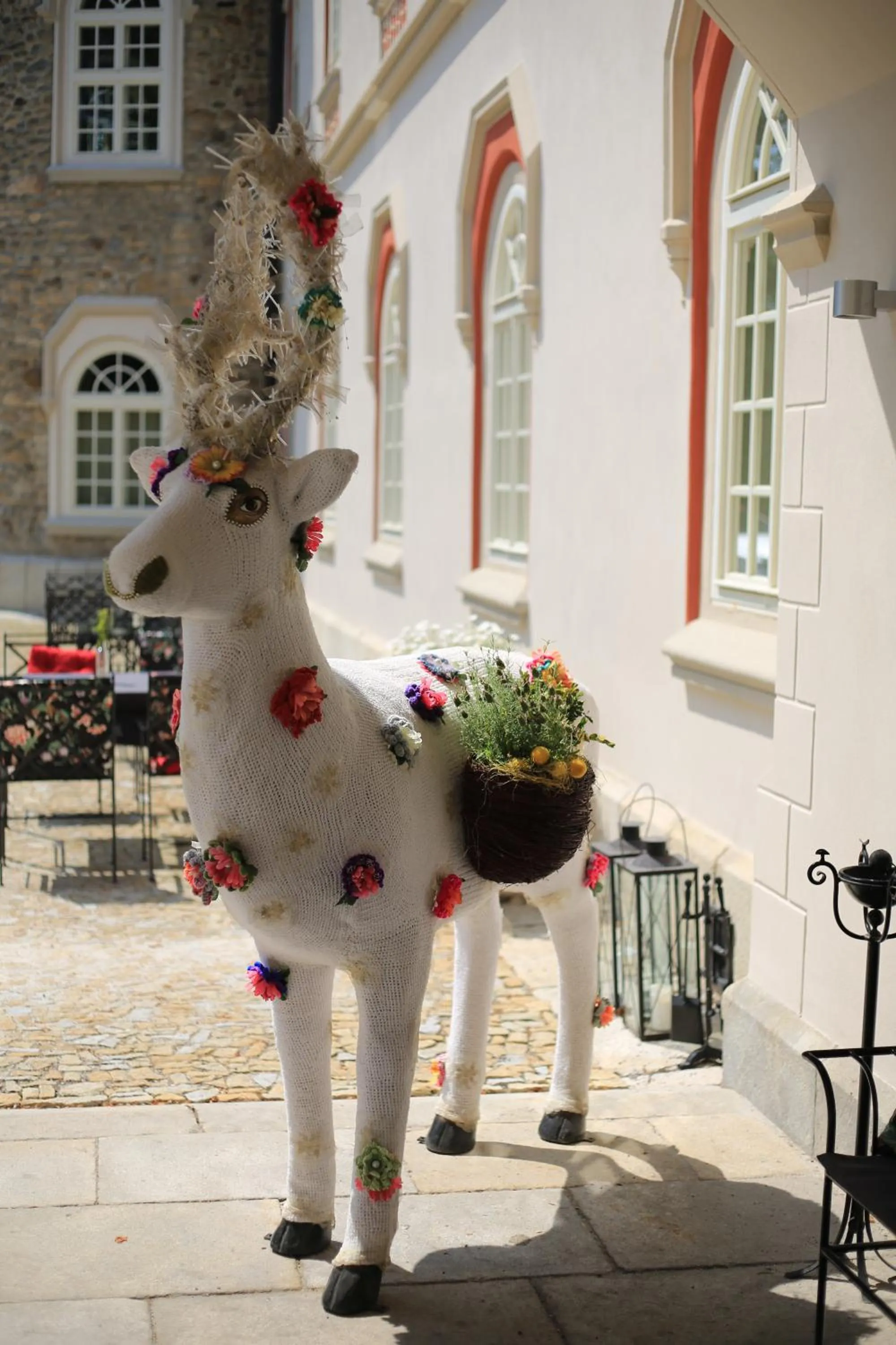 Decorative detail in Chateau Herálec Boutique Hotel & Spa by L'Occitane