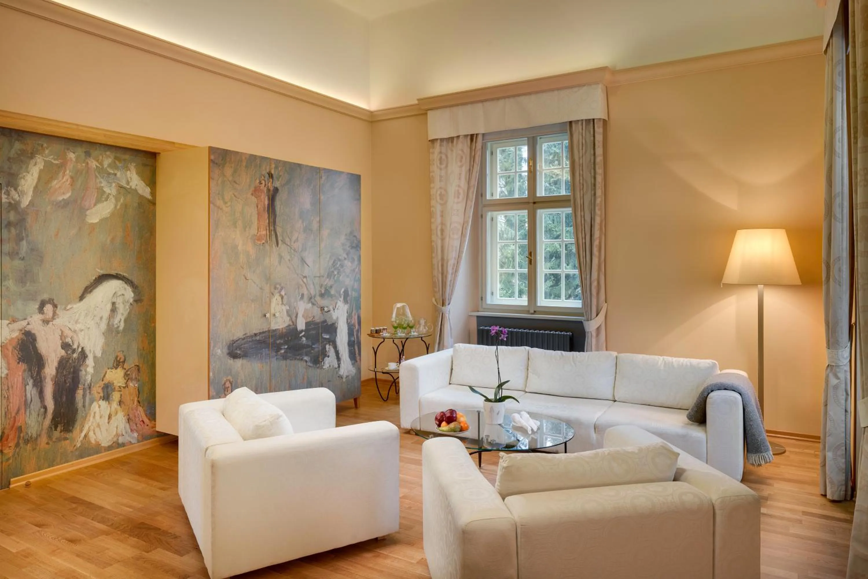 Living room in Chateau Herálec Boutique Hotel & Spa by L'Occitane