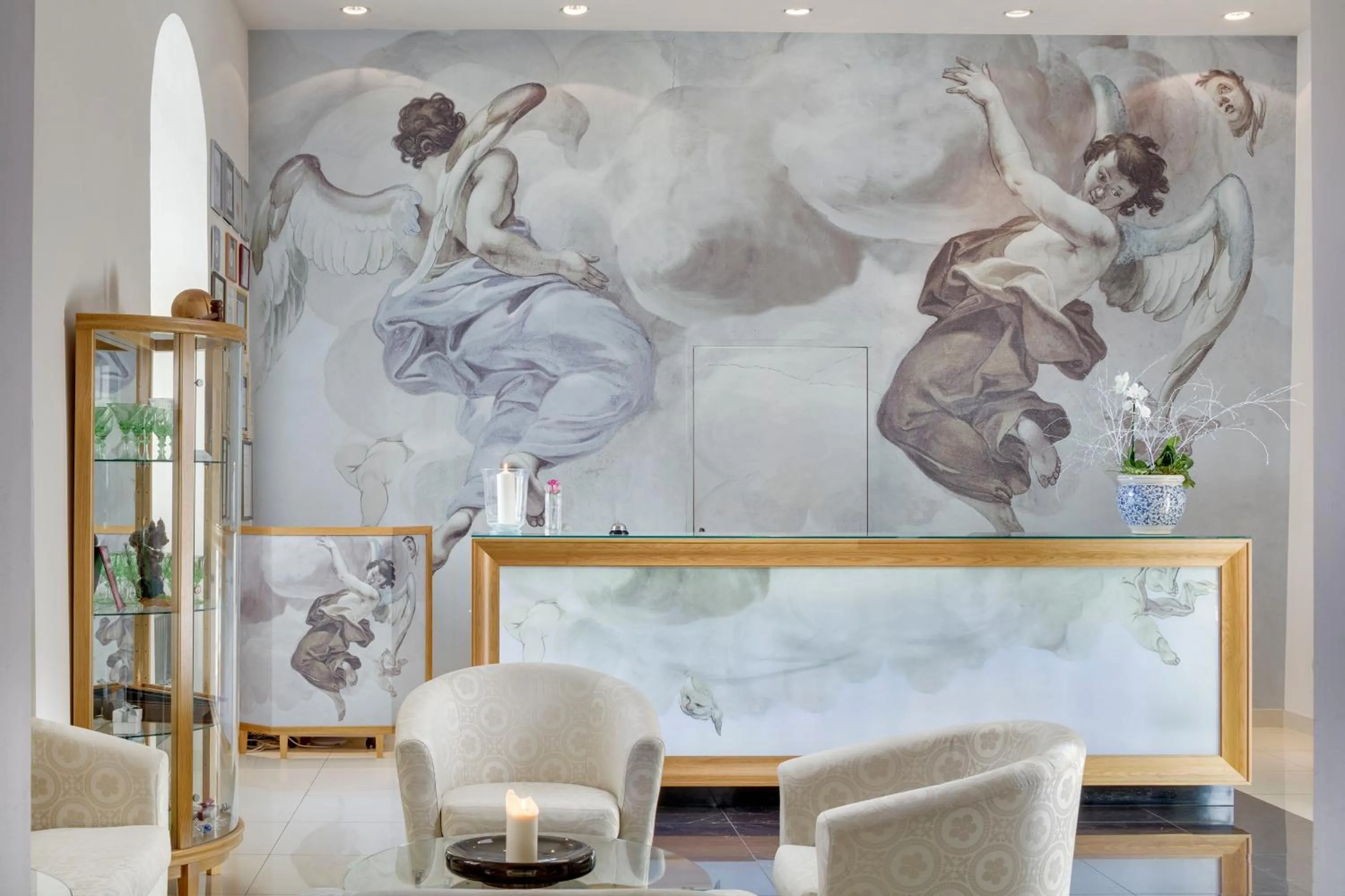 Lobby or reception in Chateau Herálec Boutique Hotel & Spa by L'Occitane