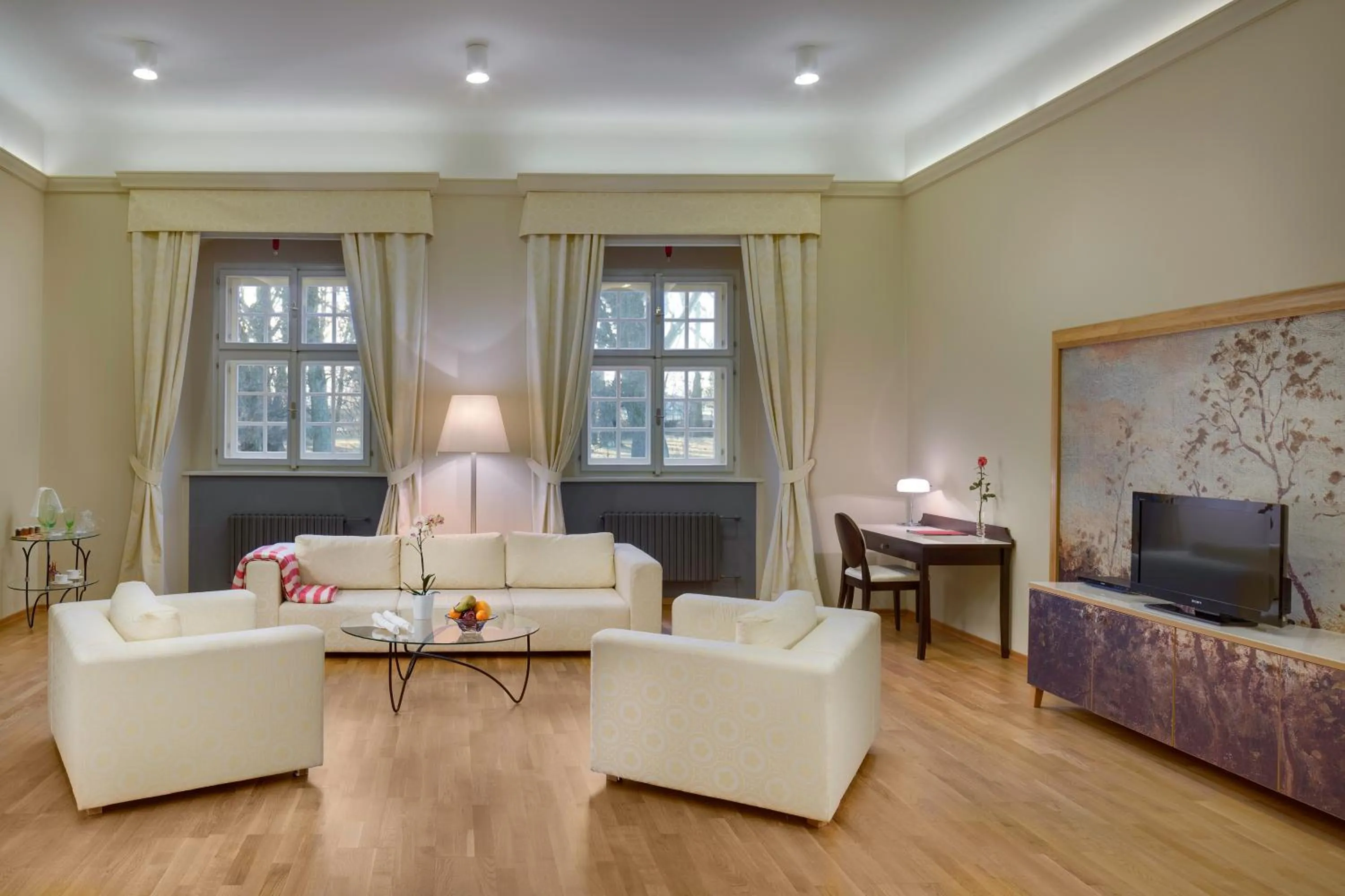 Living room in Chateau Herálec Boutique Hotel & Spa by L'Occitane