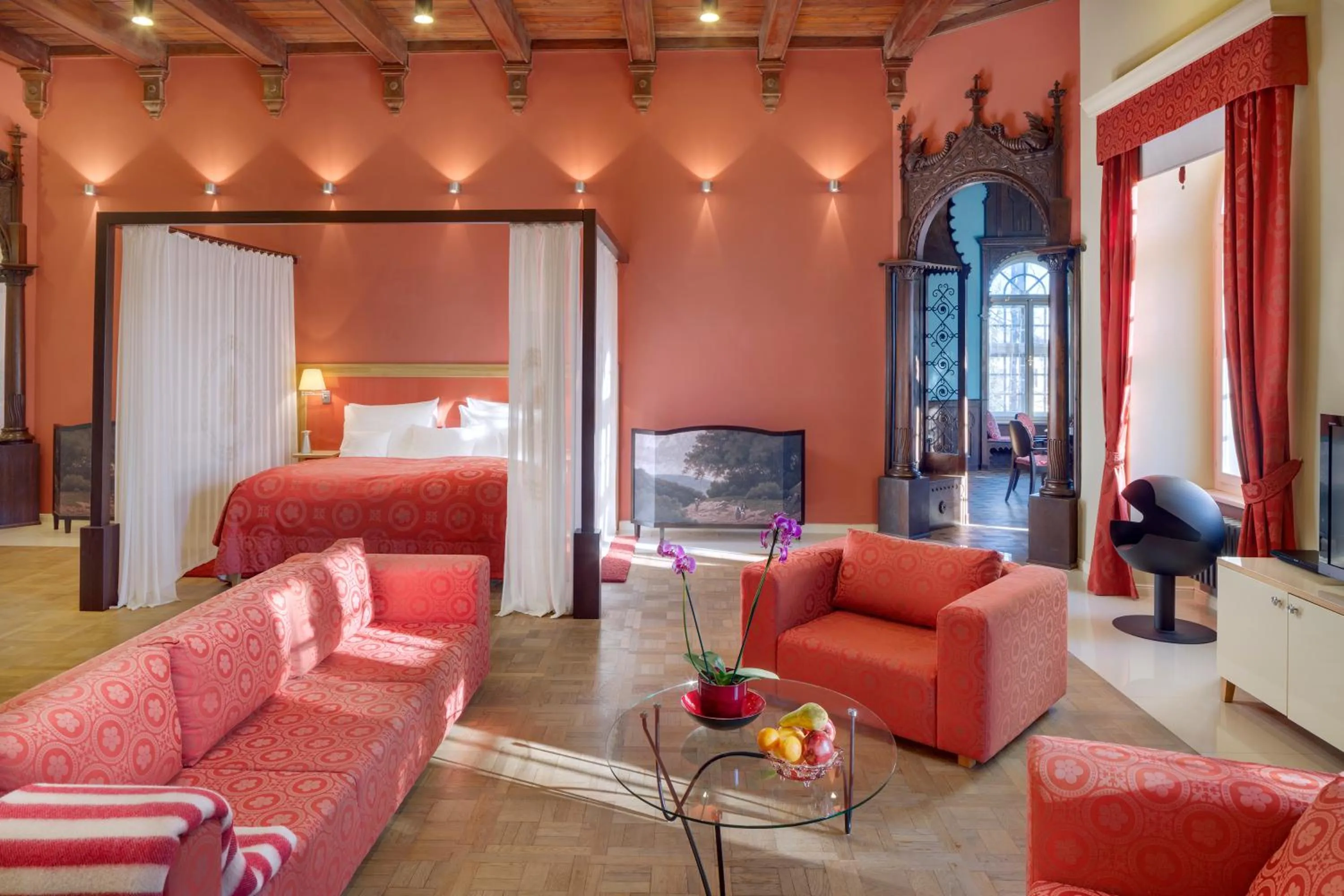 Living room in Chateau Herálec Boutique Hotel & Spa by L'Occitane