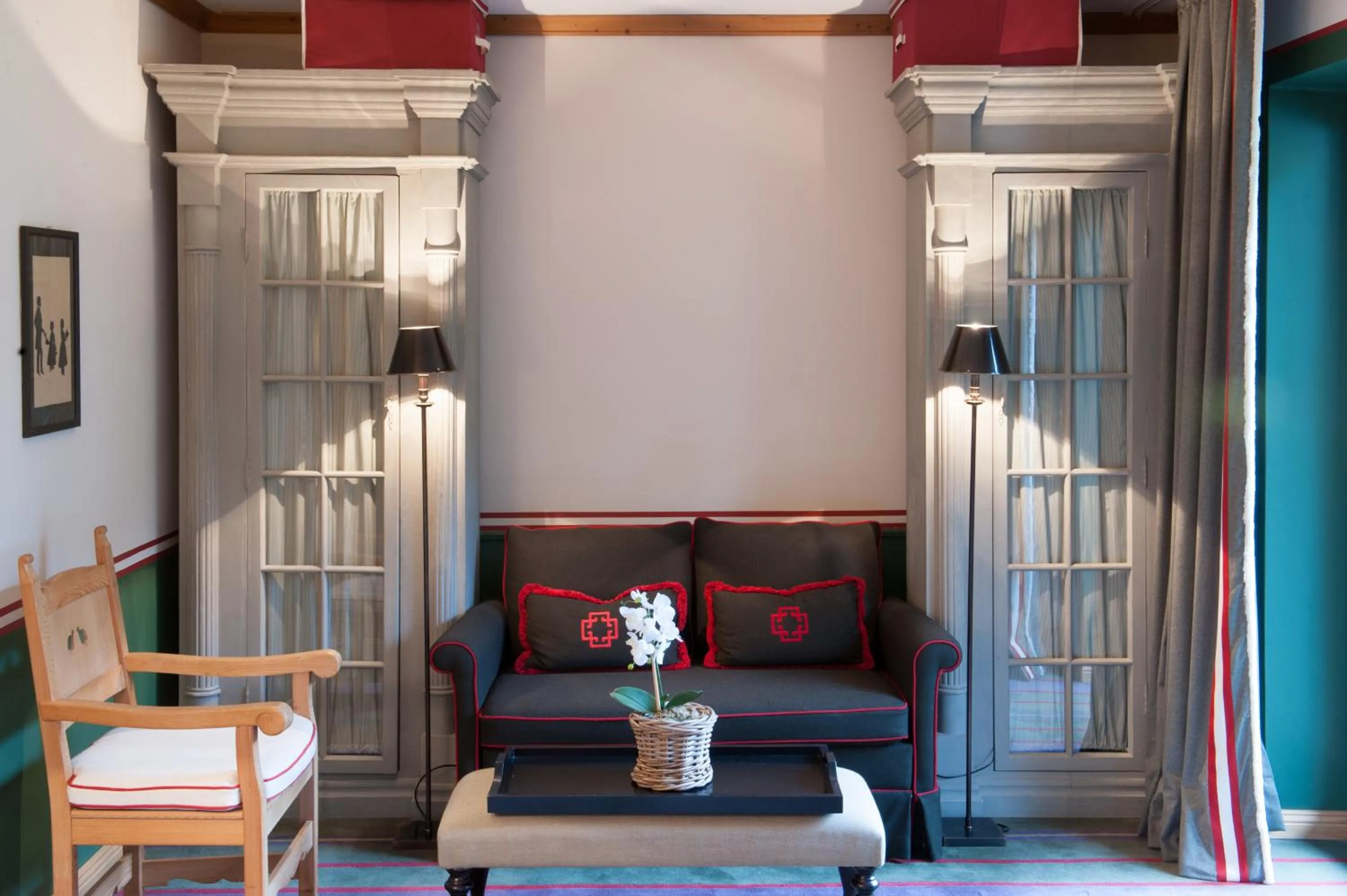 Seating area in House of Hütter - Wachtelhof & SPA