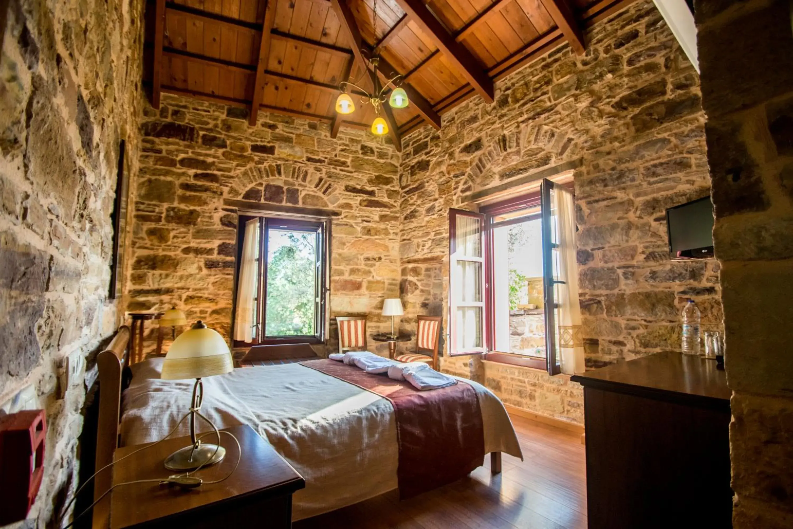 Twin Room in Archontiko Riziko Twin Room in Archontiko Riziko