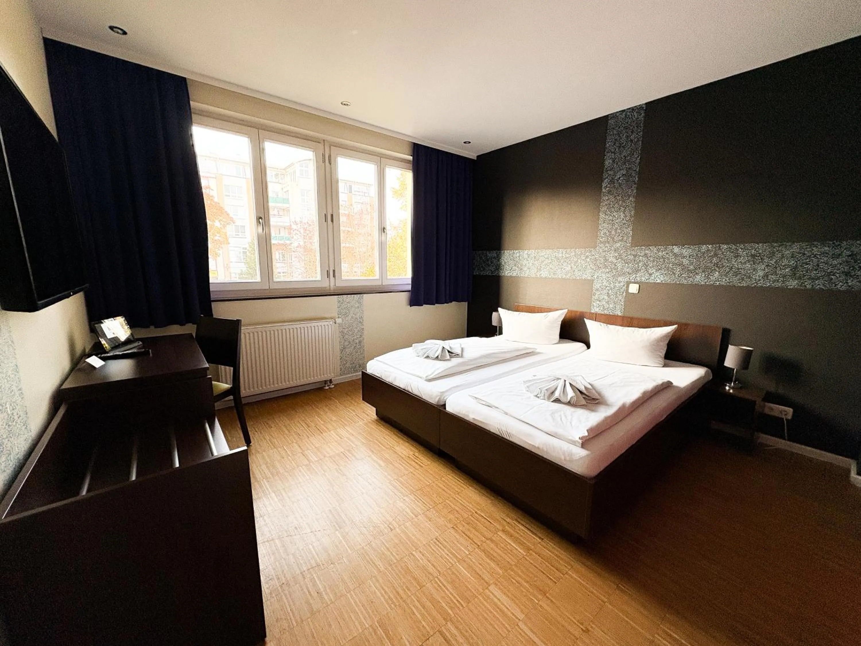 Photo of the whole room, Bed in HOLI City Apart Hotel Berlin