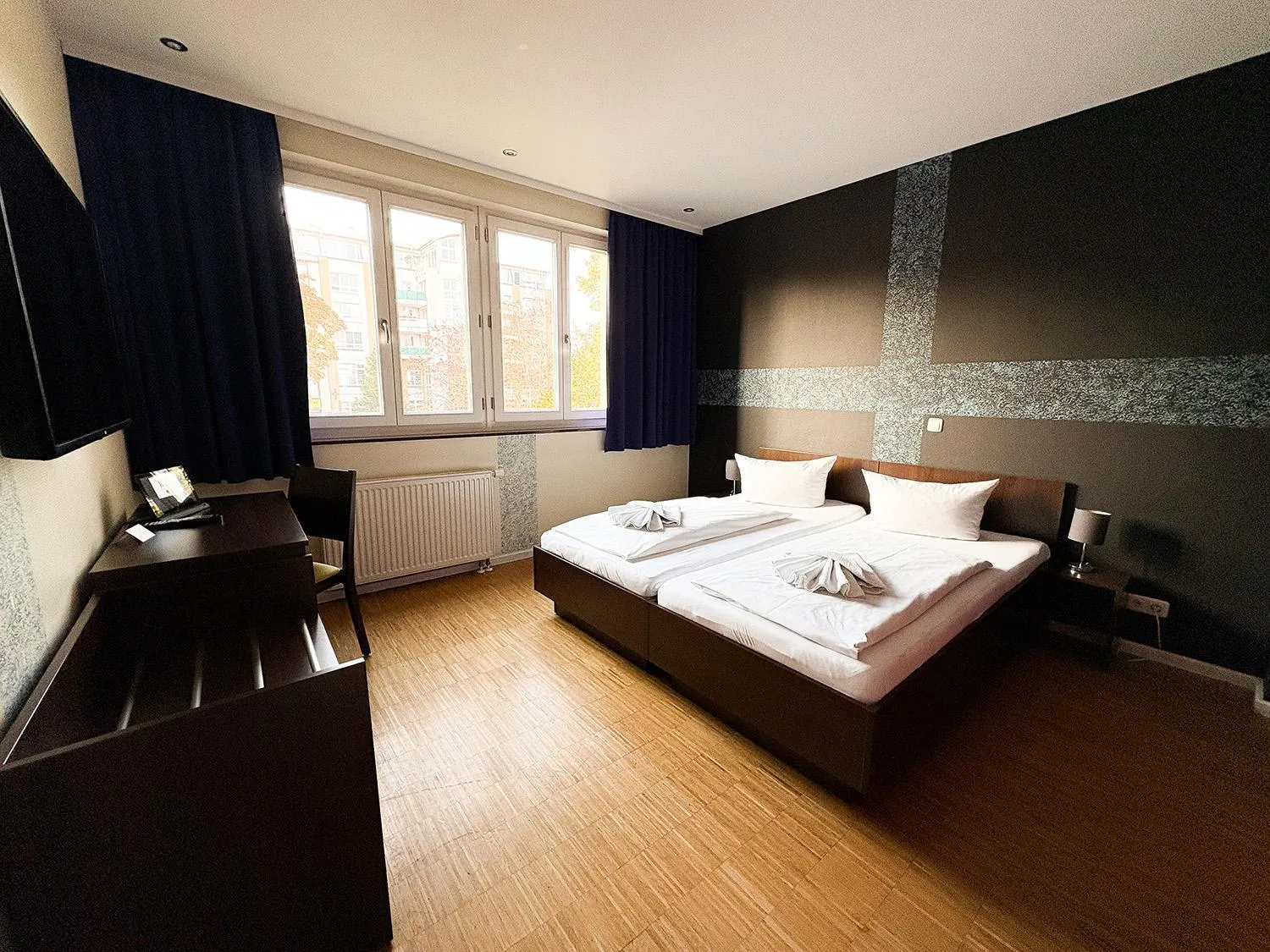 Photo of the whole room, Bed in HOLI City Apart Hotel Berlin