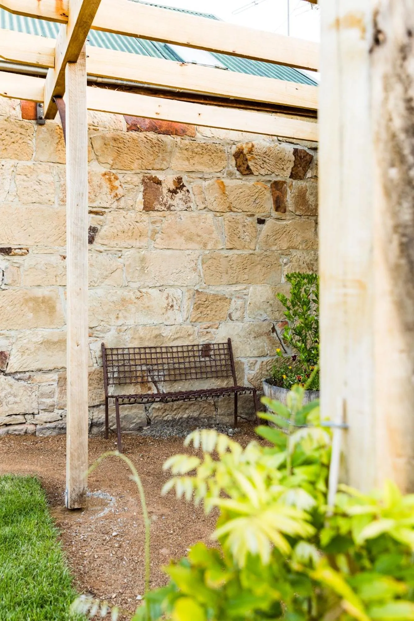 Patio in Daisy Bank Cottages