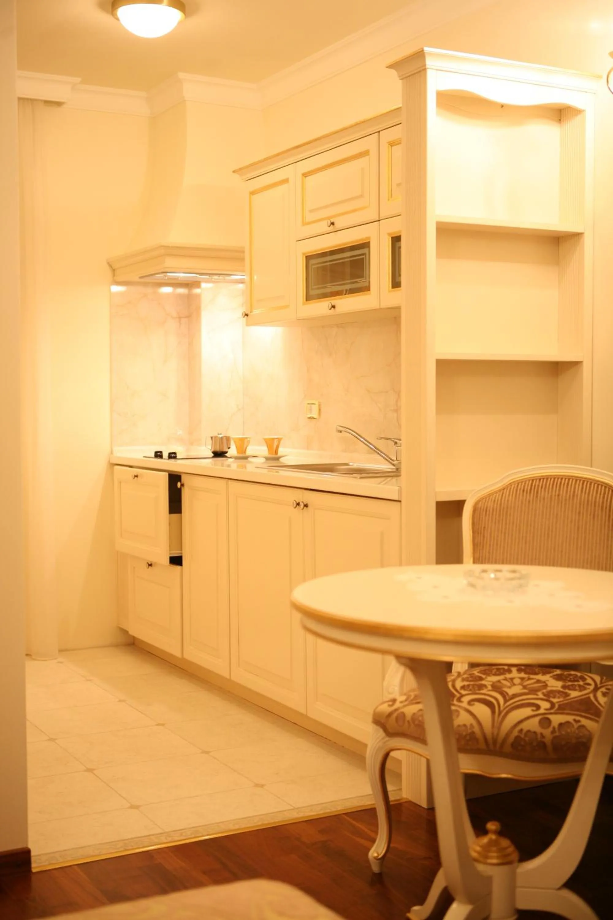Kitchen or kitchenette in Hotel Villa Viktorija