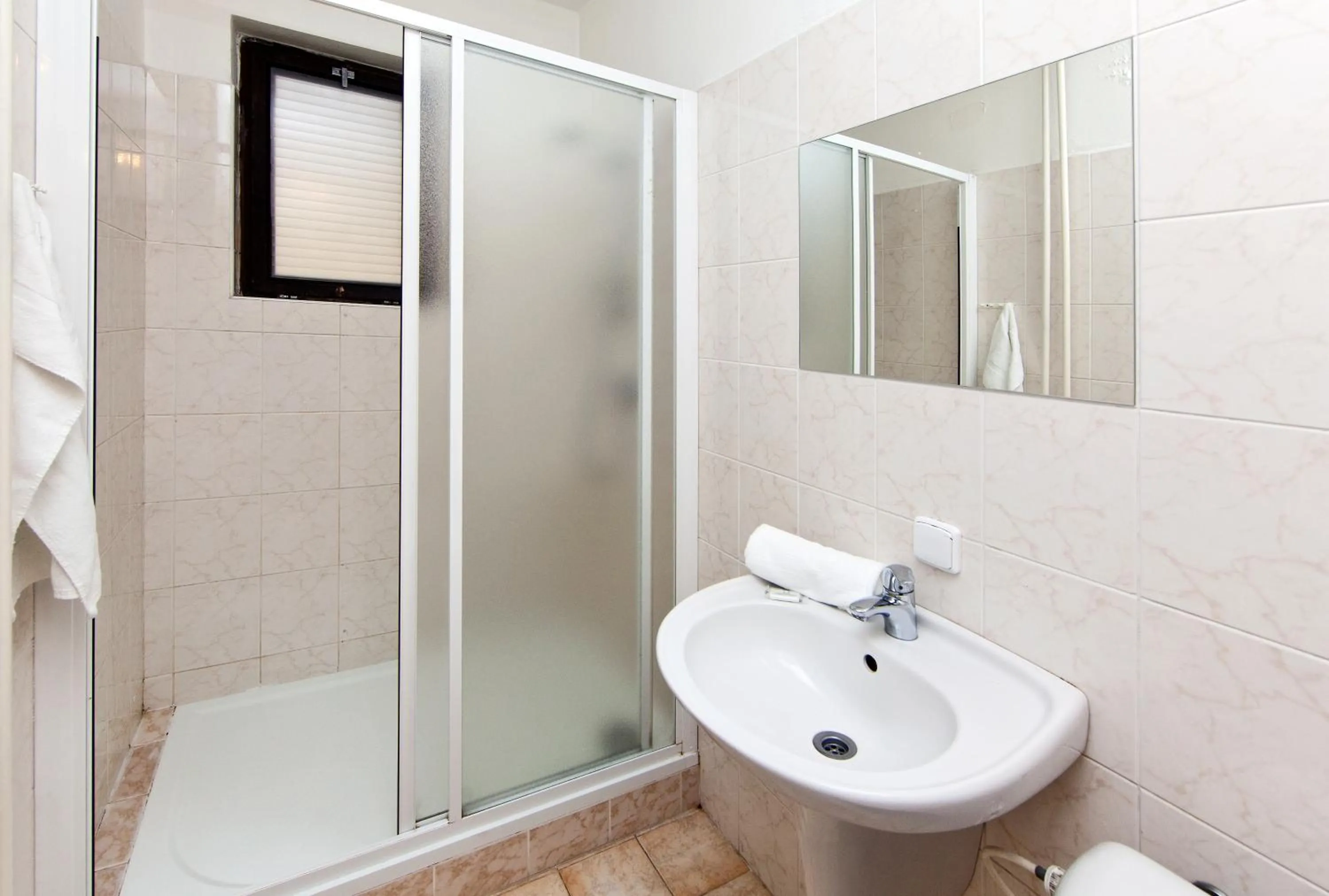 Shower in Hotel Wolf