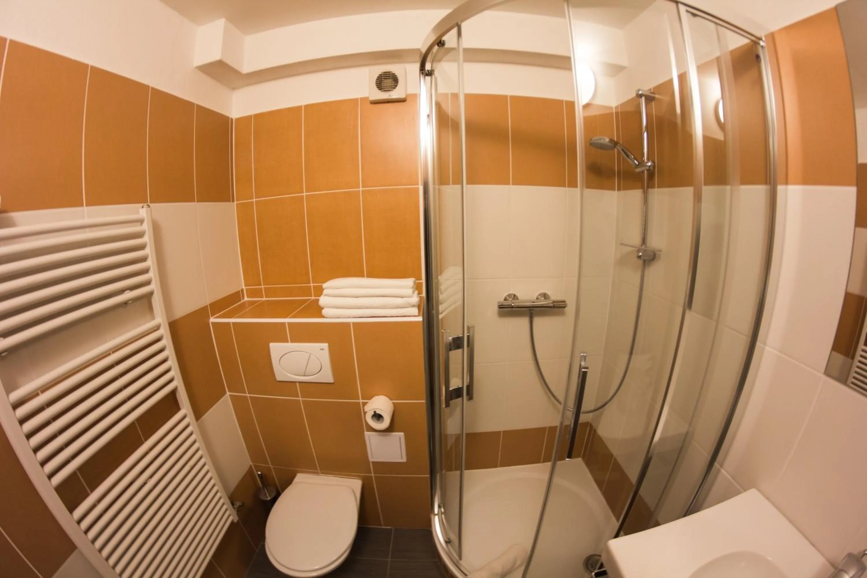 Shower in Hotel Wolf