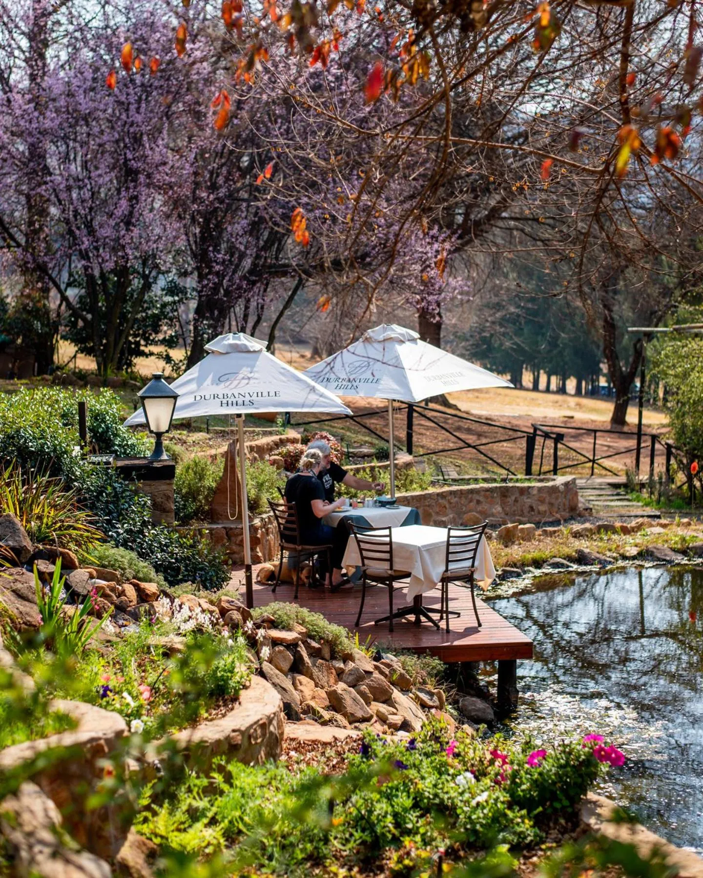 Patio in Stonecutters Lodge