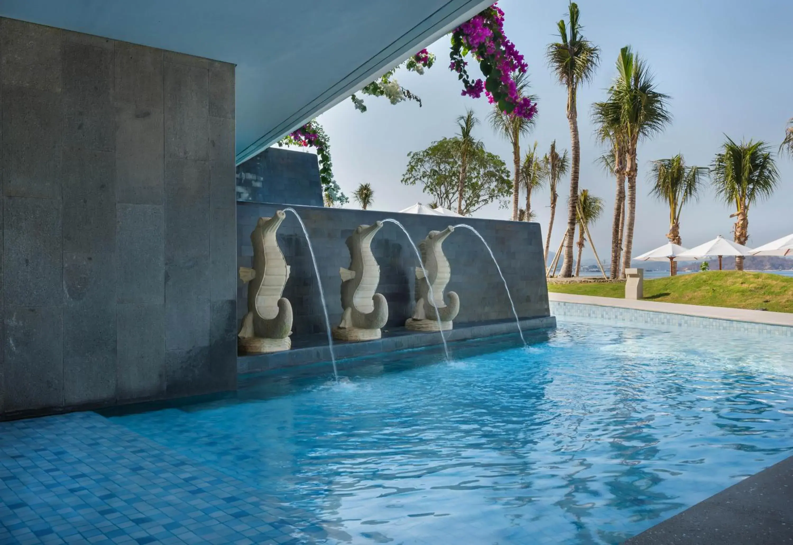 Swimming pool in AYANA Komodo Waecicu Beach Swimming pool in AYANA Komodo Waecicu Beach