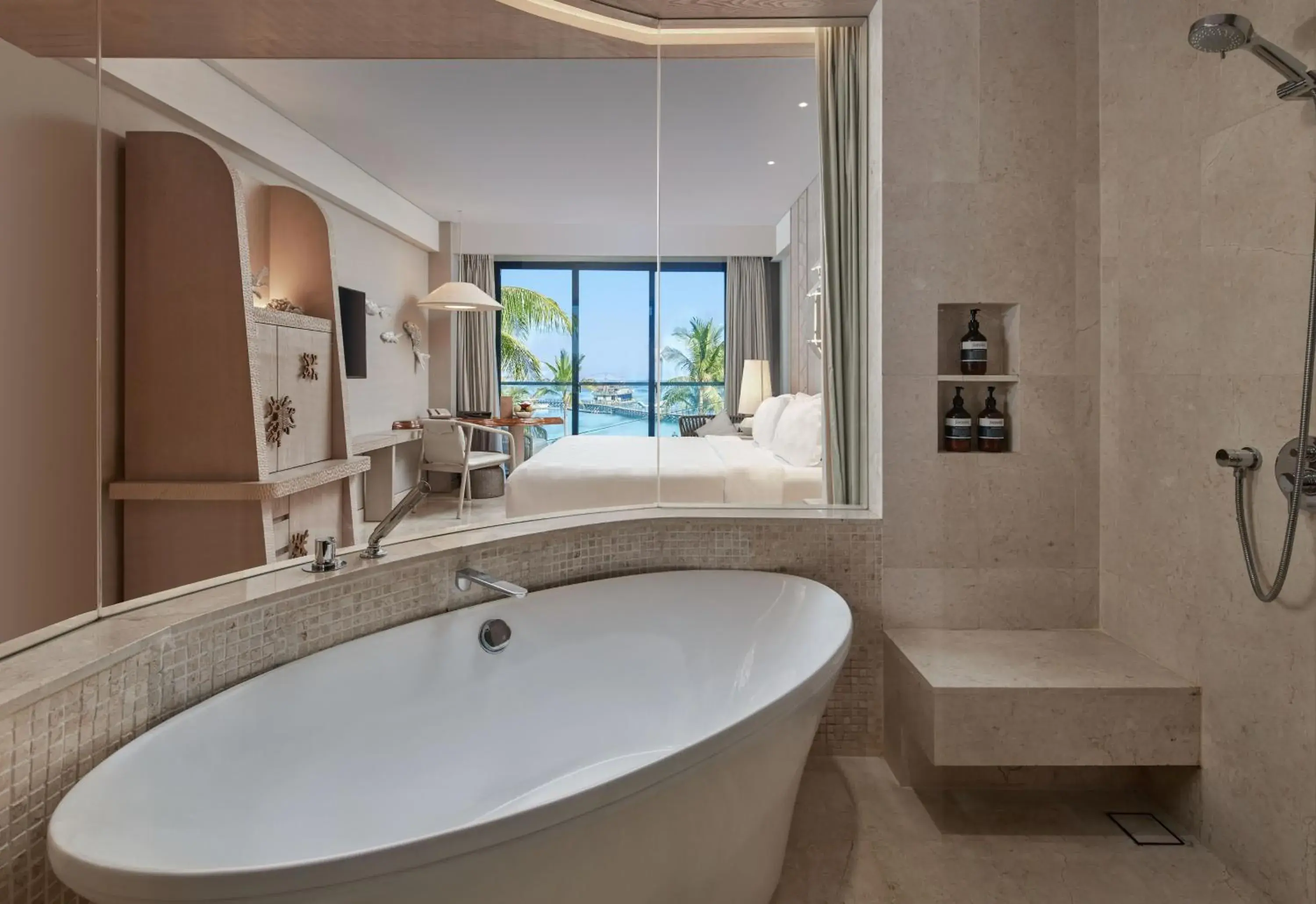 Bathroom in AYANA Komodo Waecicu Beach Bathroom in AYANA Komodo Waecicu Beach