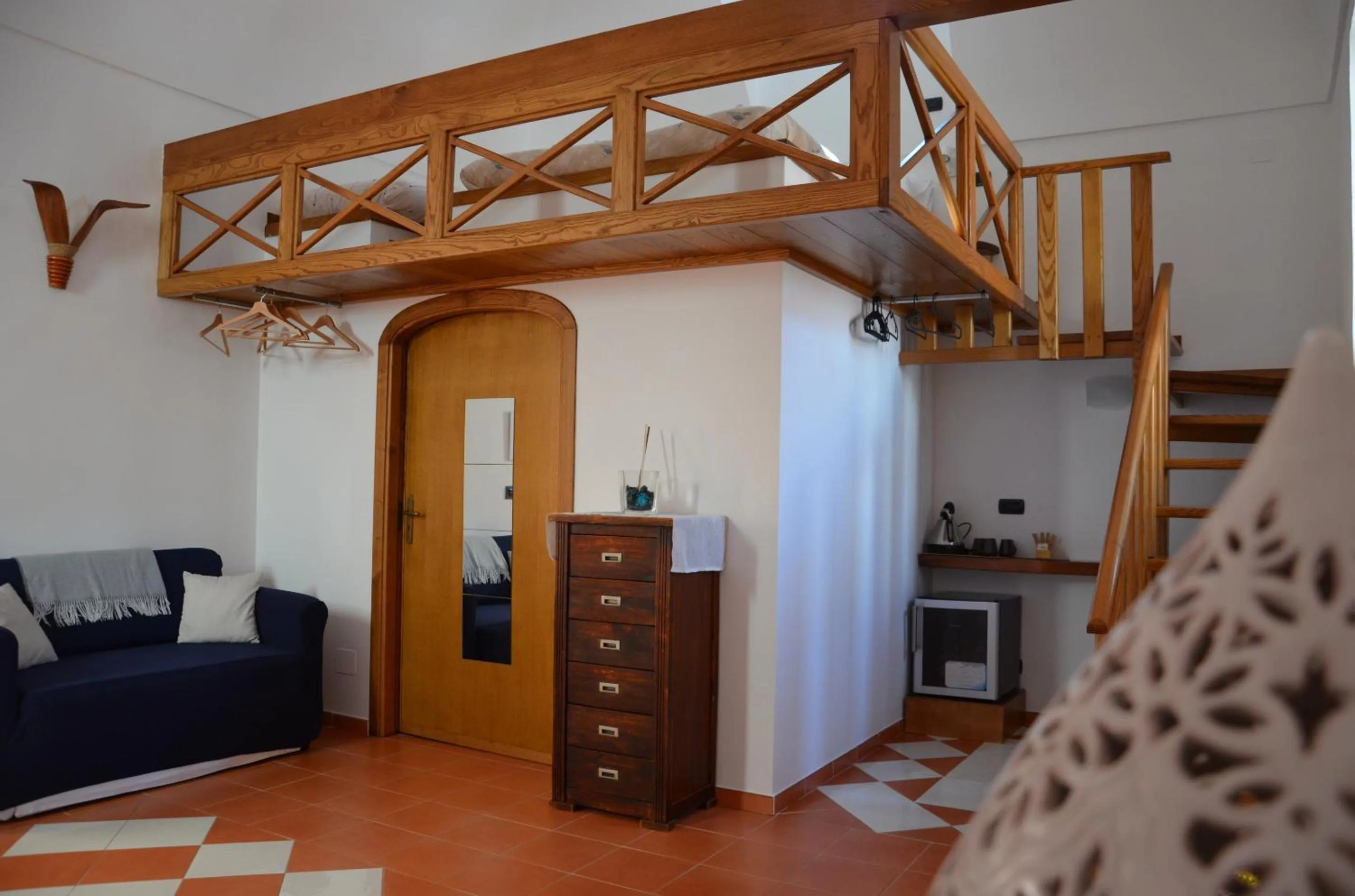 Bedroom in L'Antico Episcopio