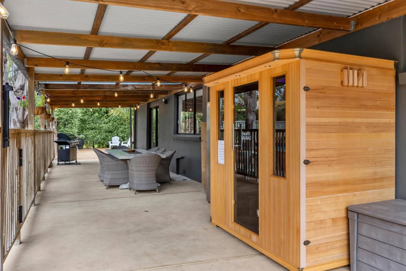 Sauna in Elk Estate Luxury Holiday Home