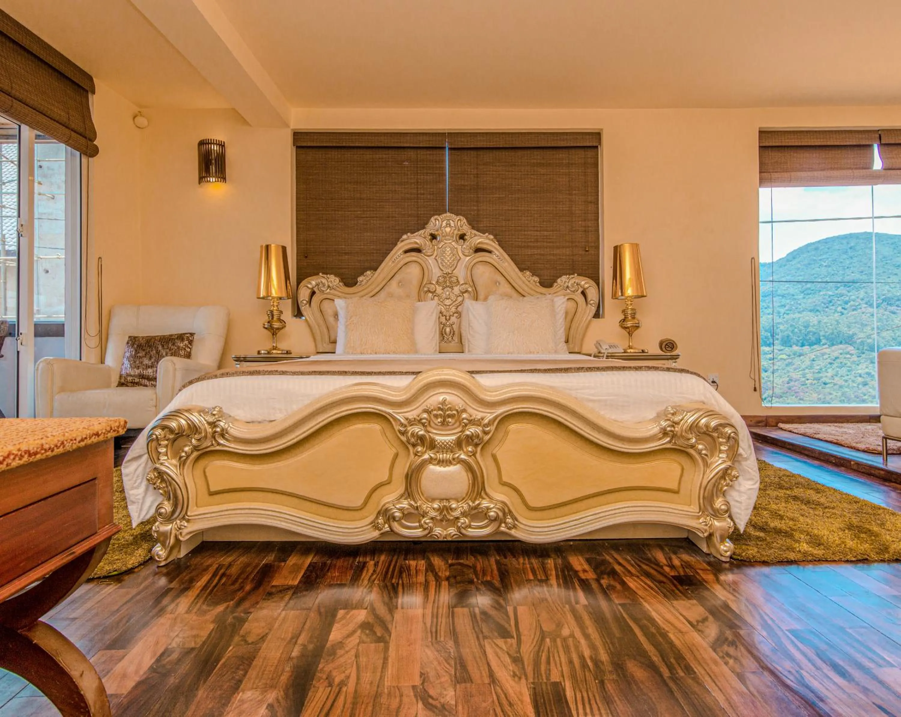 Bedroom, Bed in The Forest and Lake by Schofieldshire