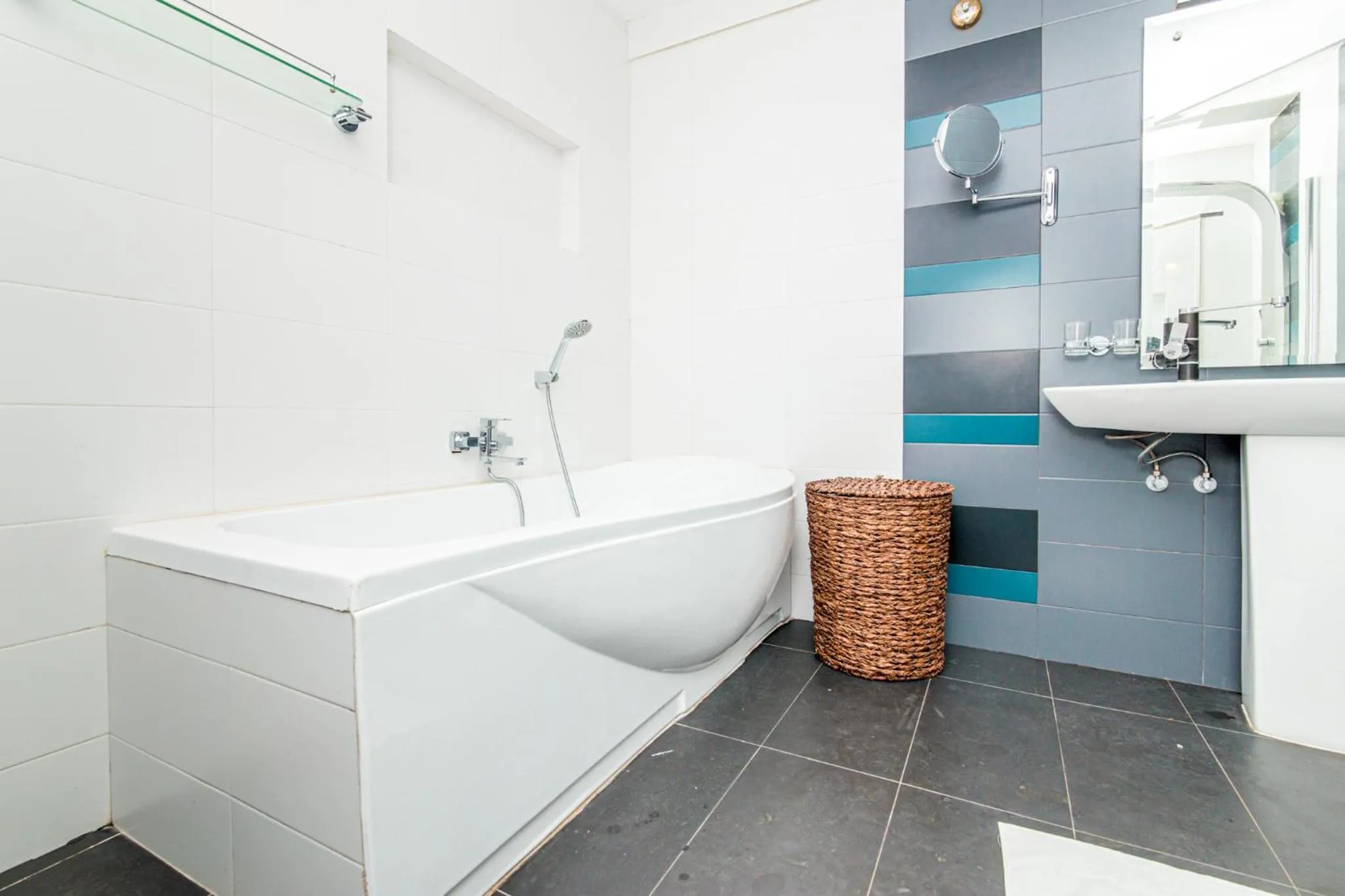 Shower in The Forest and Lake by Schofieldshire