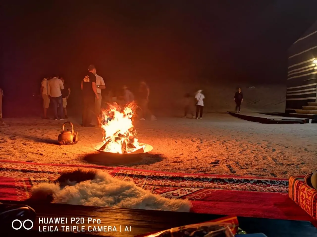 Communal lounge/ TV room in Mazayen Rum Camp