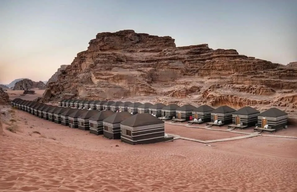 Facade/entrance in Mazayen Rum Camp