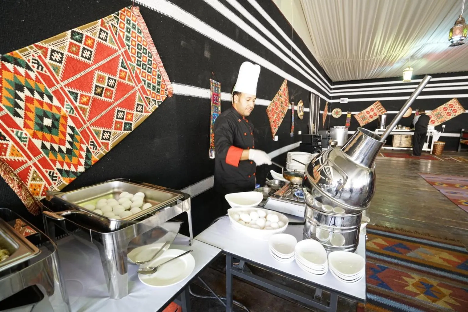 Food close-up in Mazayen Rum Camp