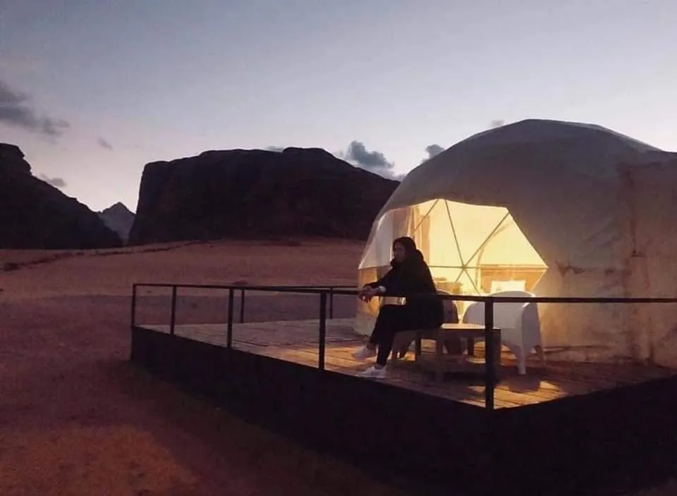 People in Mazayen Rum Camp