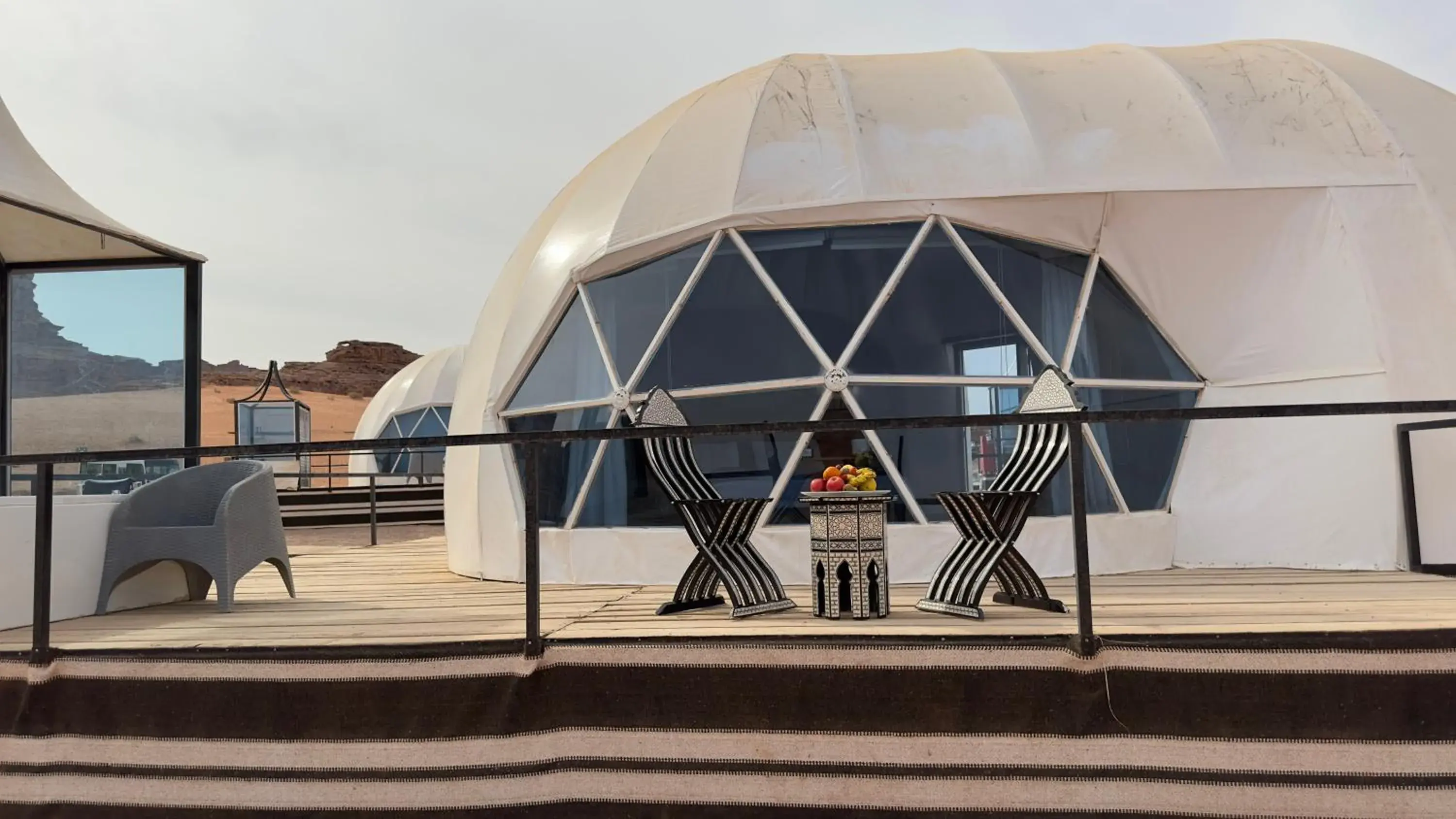 Double or Twin Bubble Tent in Mazayen Rum Camp Double or Twin Bubble Tent in Mazayen Rum Camp