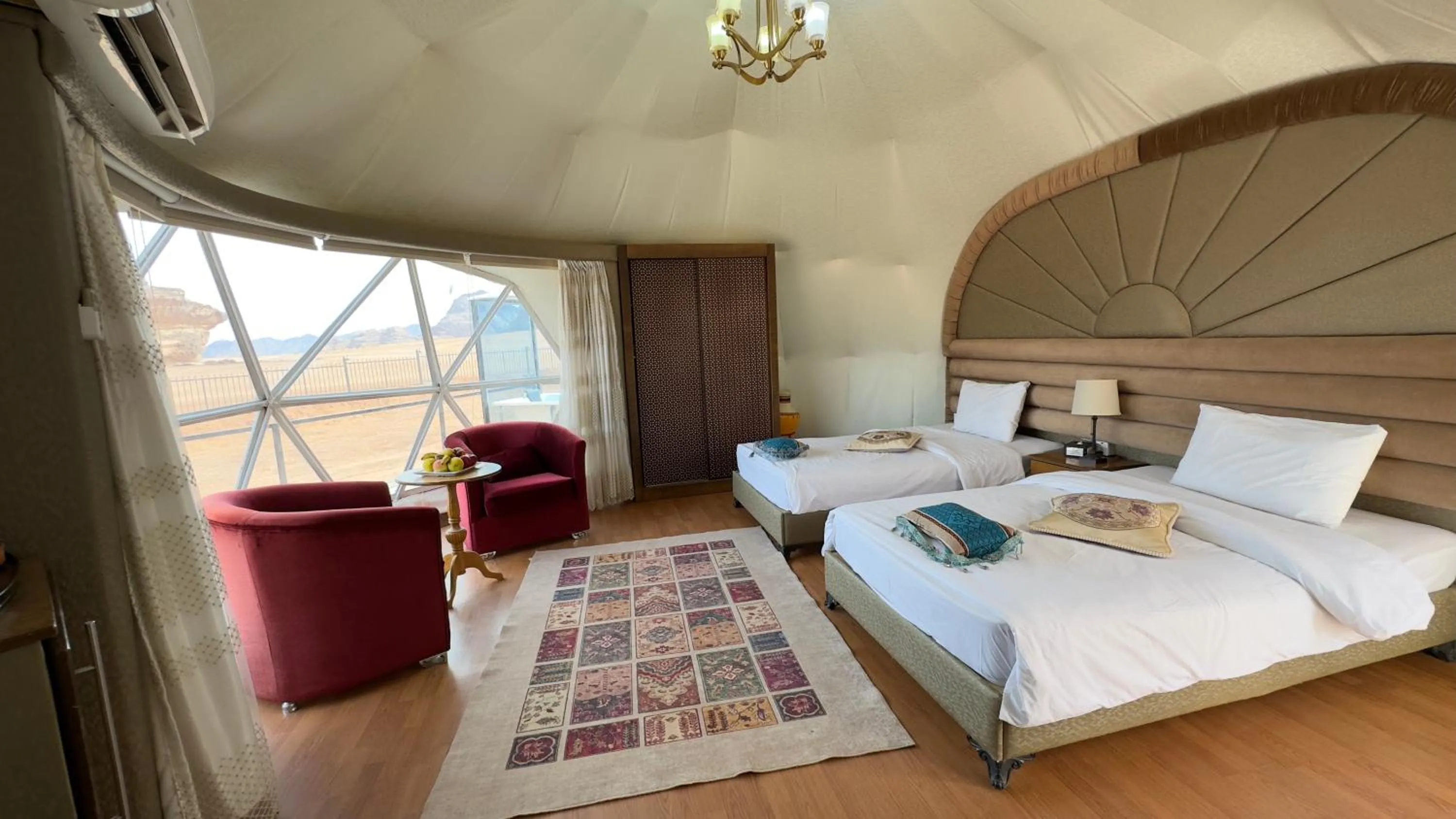 Bed in Mazayen Rum Camp