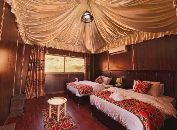 Bed in Mazayen Rum Camp